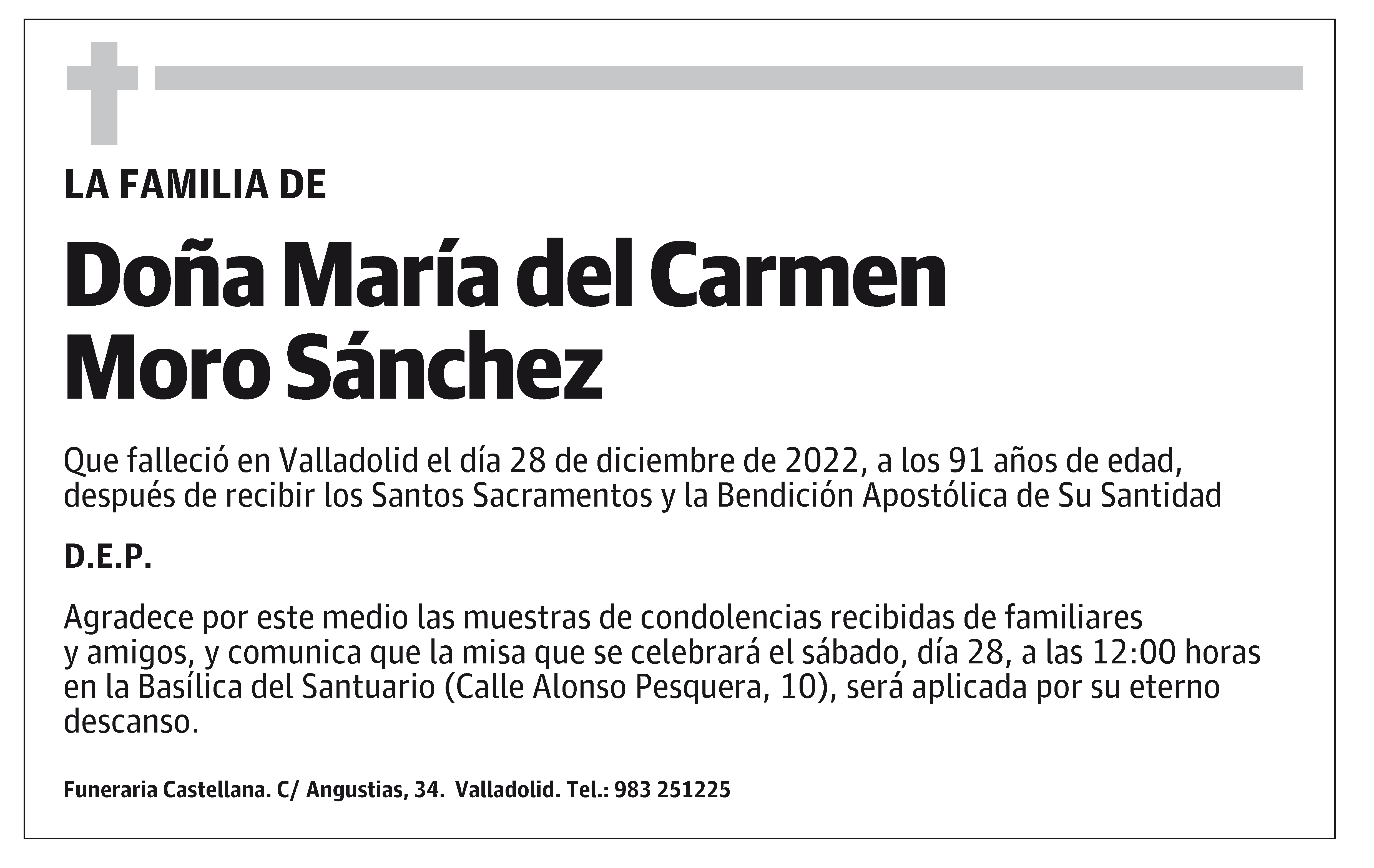 María del Carmen Moro Sánchez