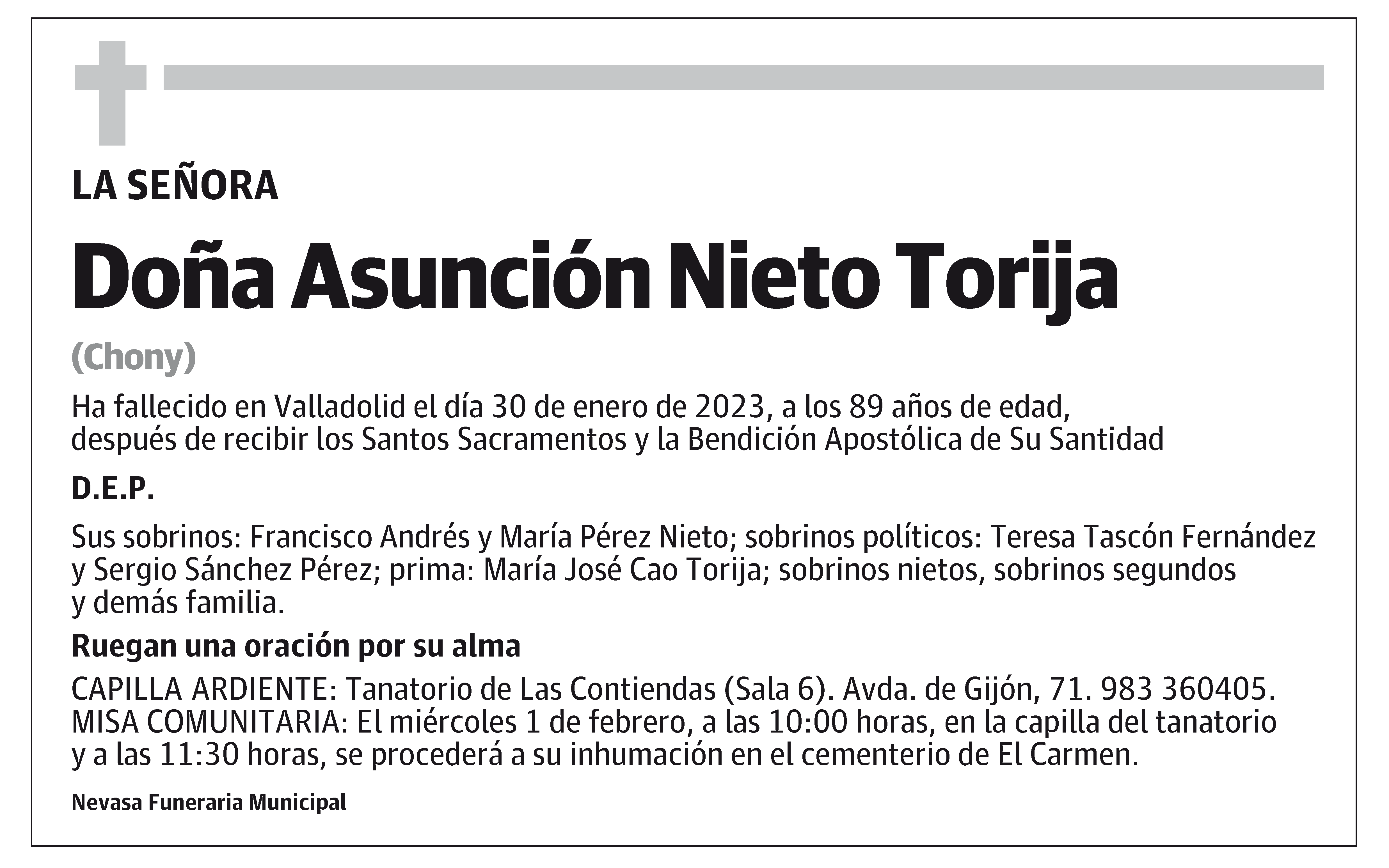 Asunción Nieto Torija