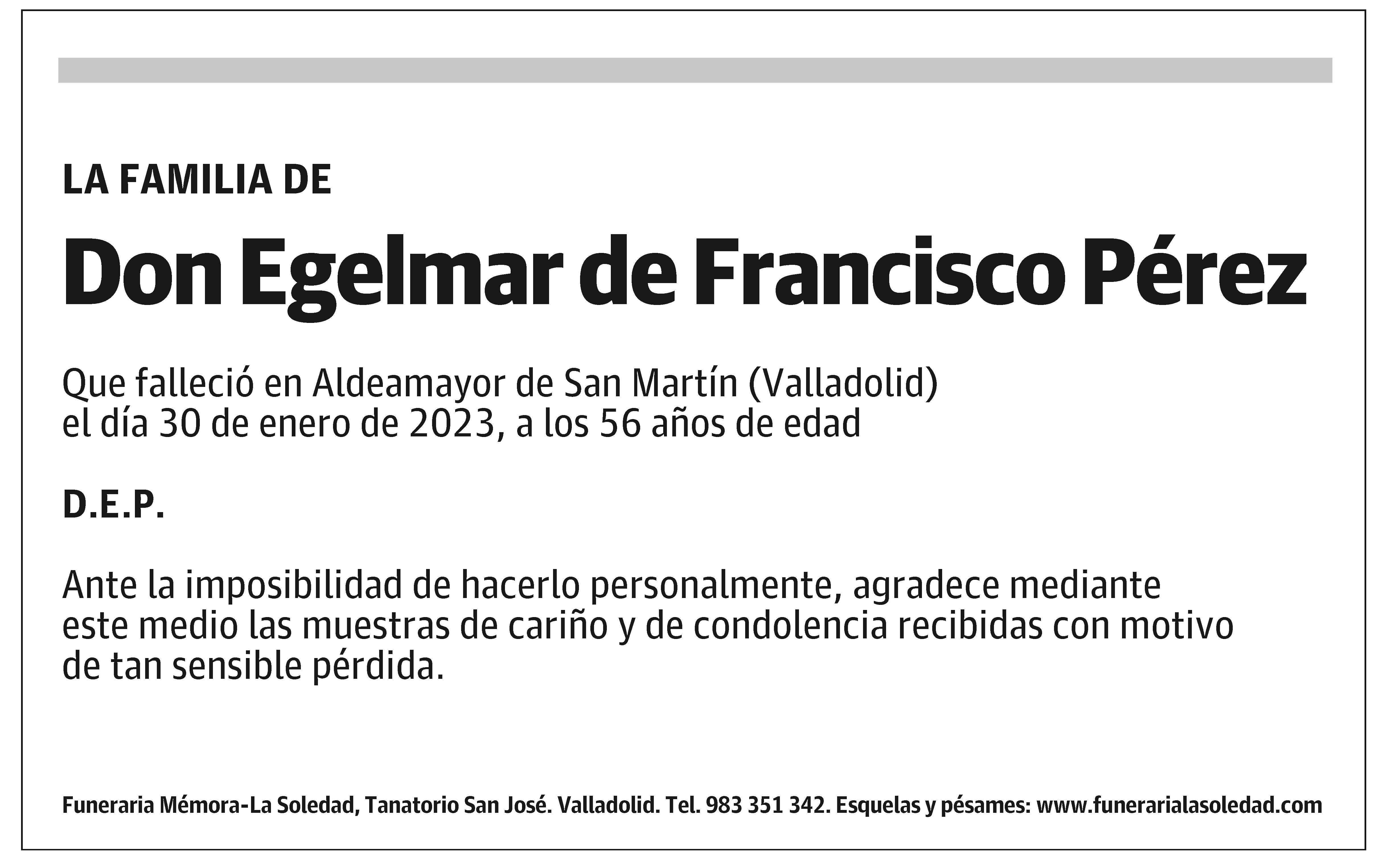 Egelmar de Francisco Pérez