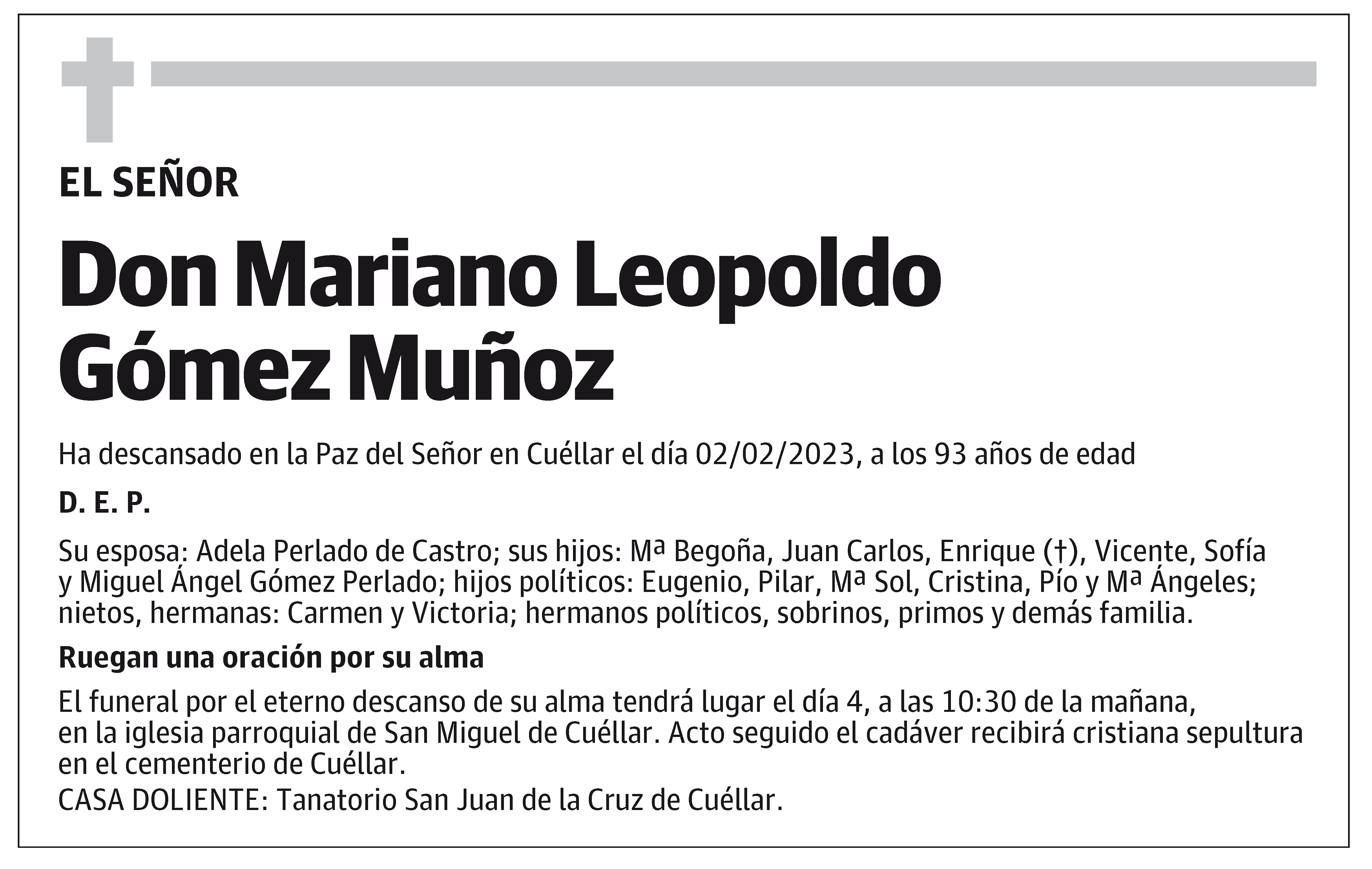 Mariano Leopoldo Gómez Muñoz