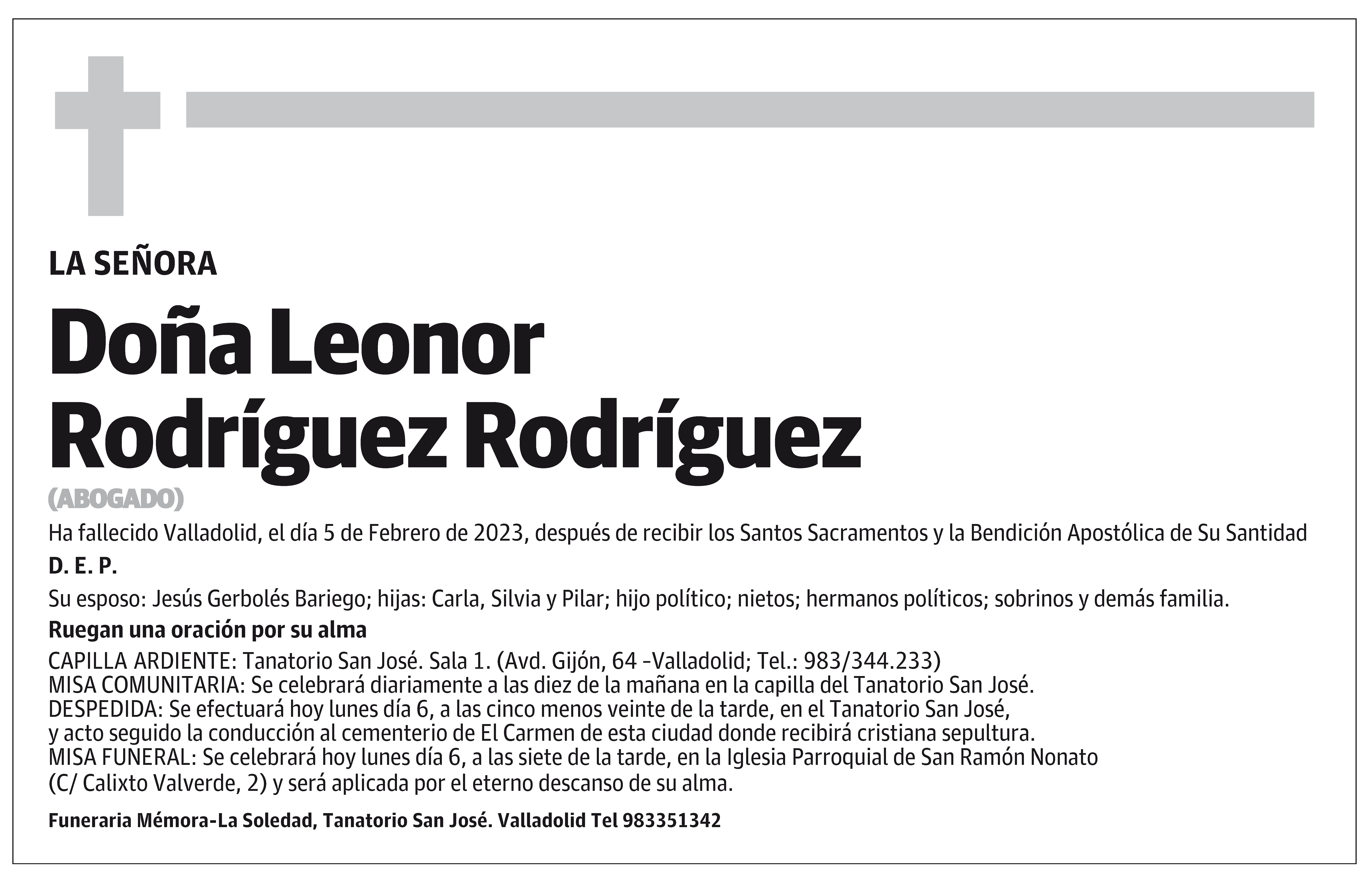 Leonor Rodríguez Rodríguez