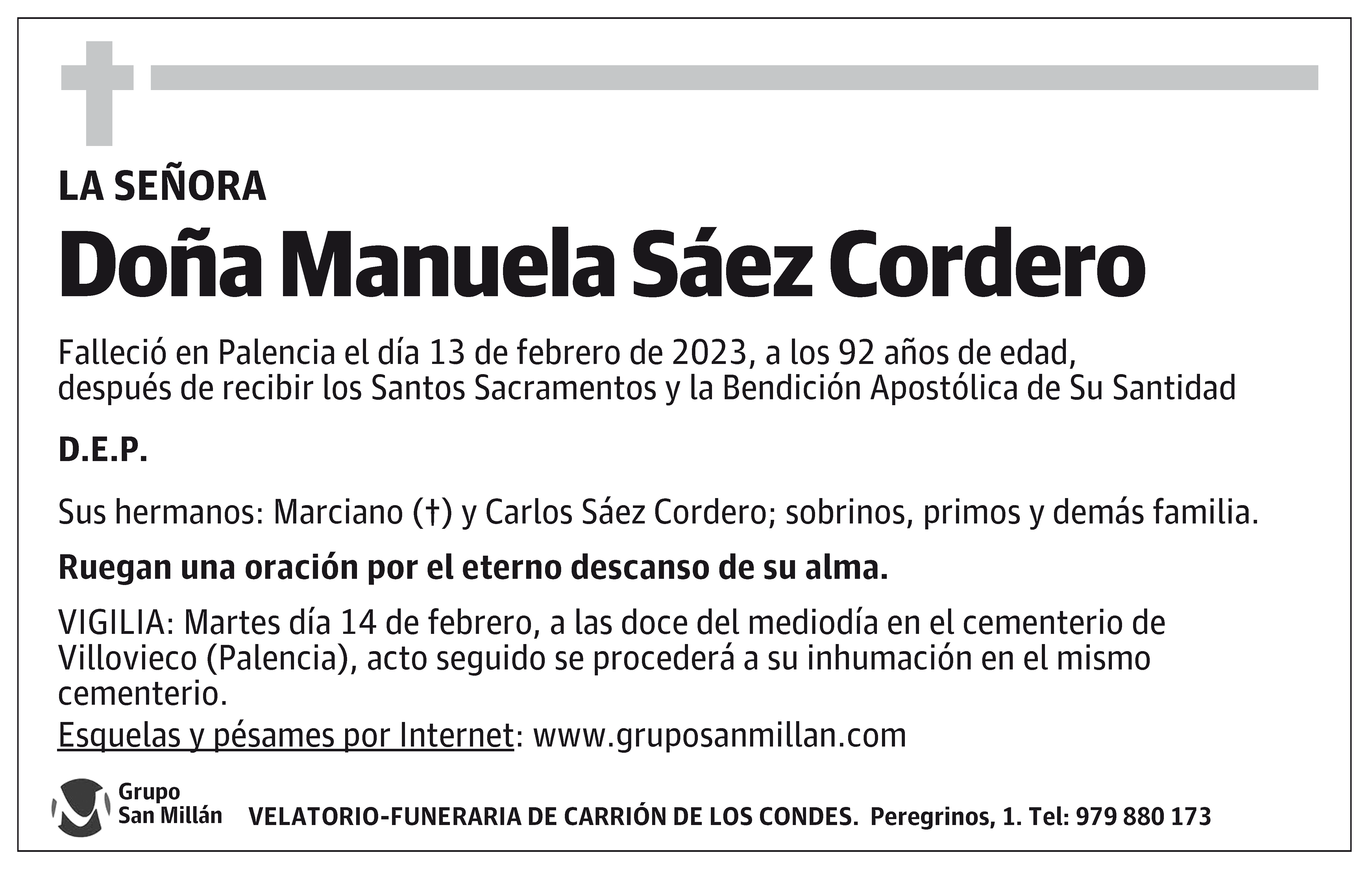 Manuela Sáez Cordero