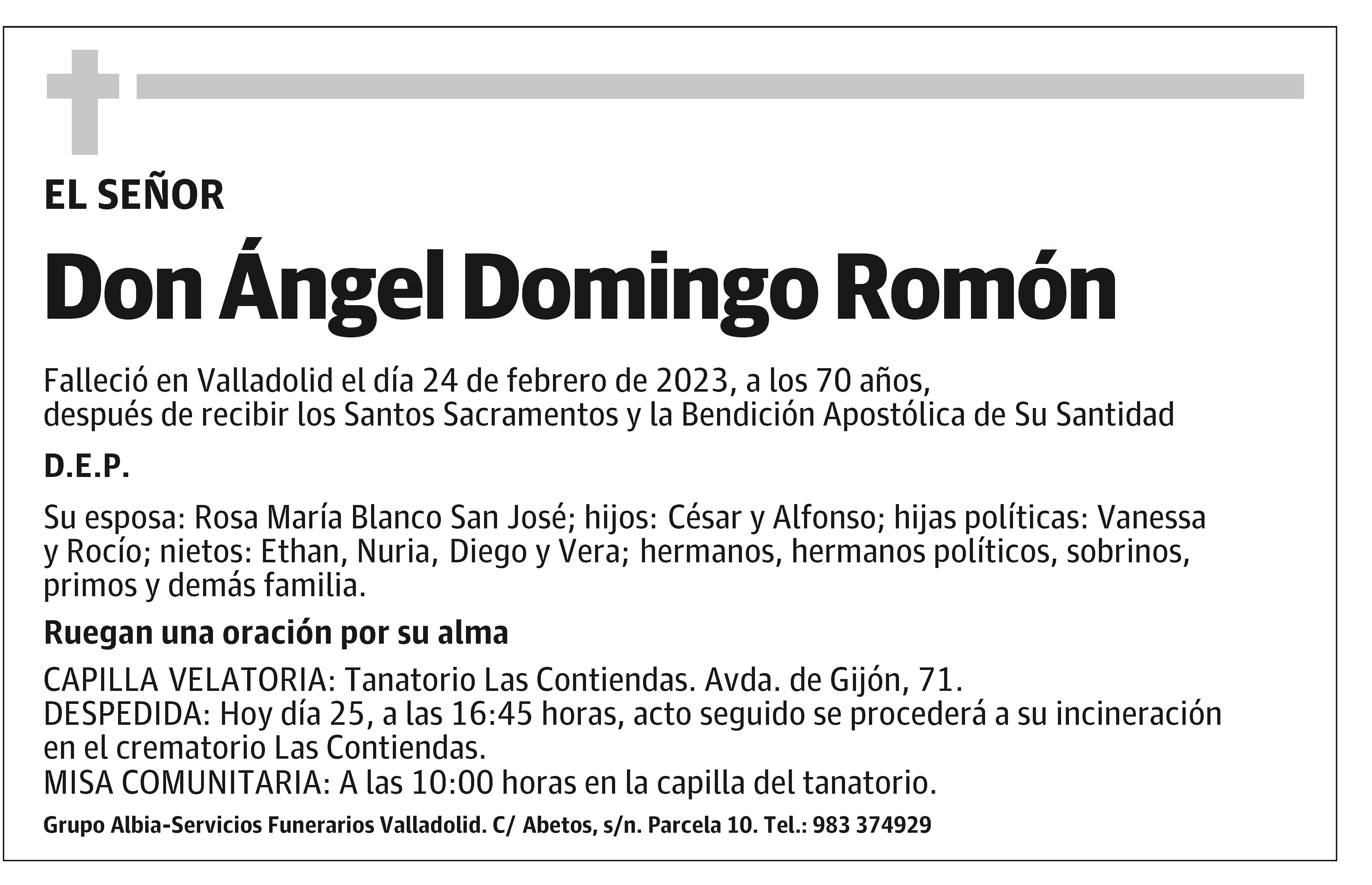 Ángel Domingo Romón