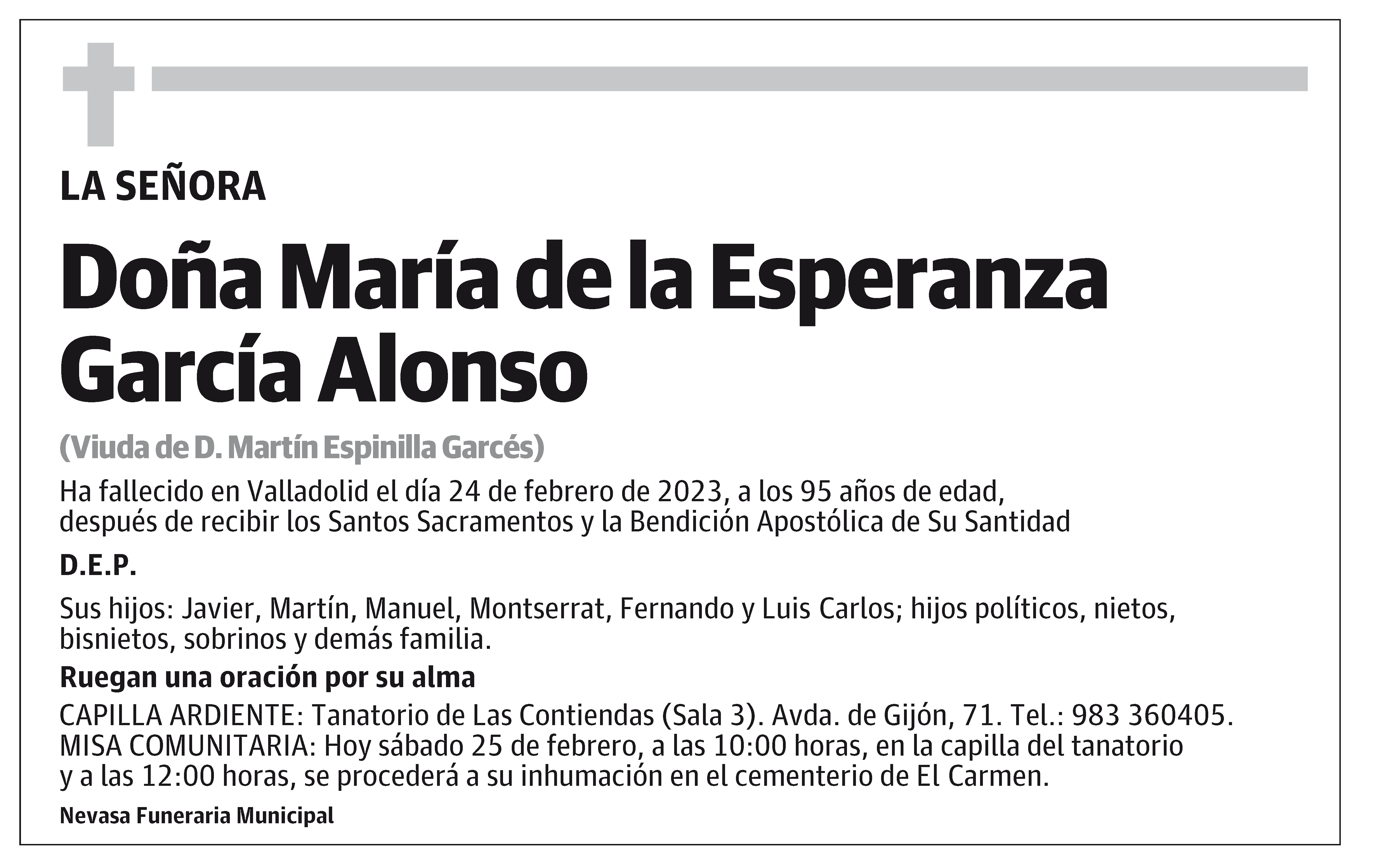 María de la Esperanza García Alonso