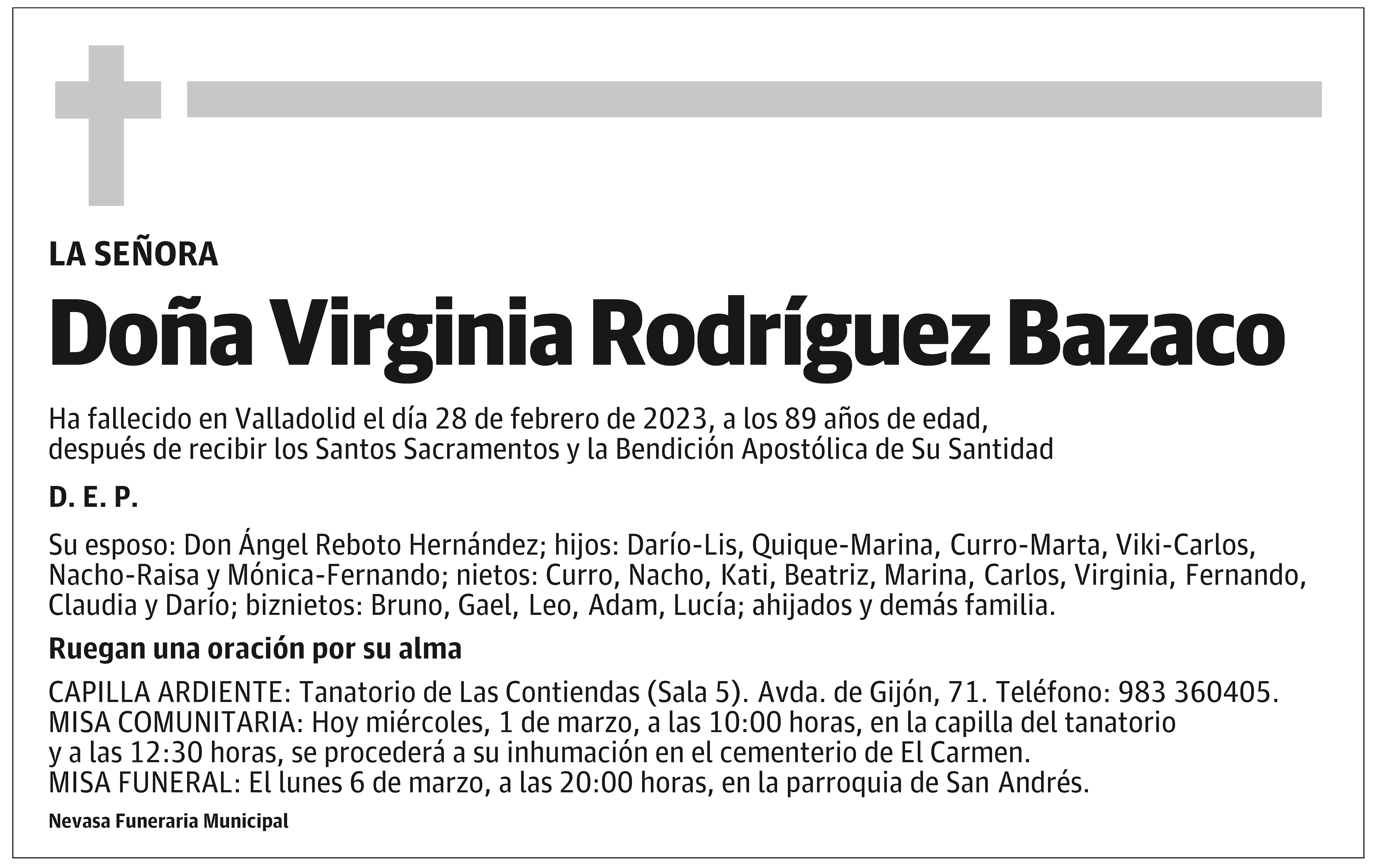 Virginia Rodríguez Bazaco