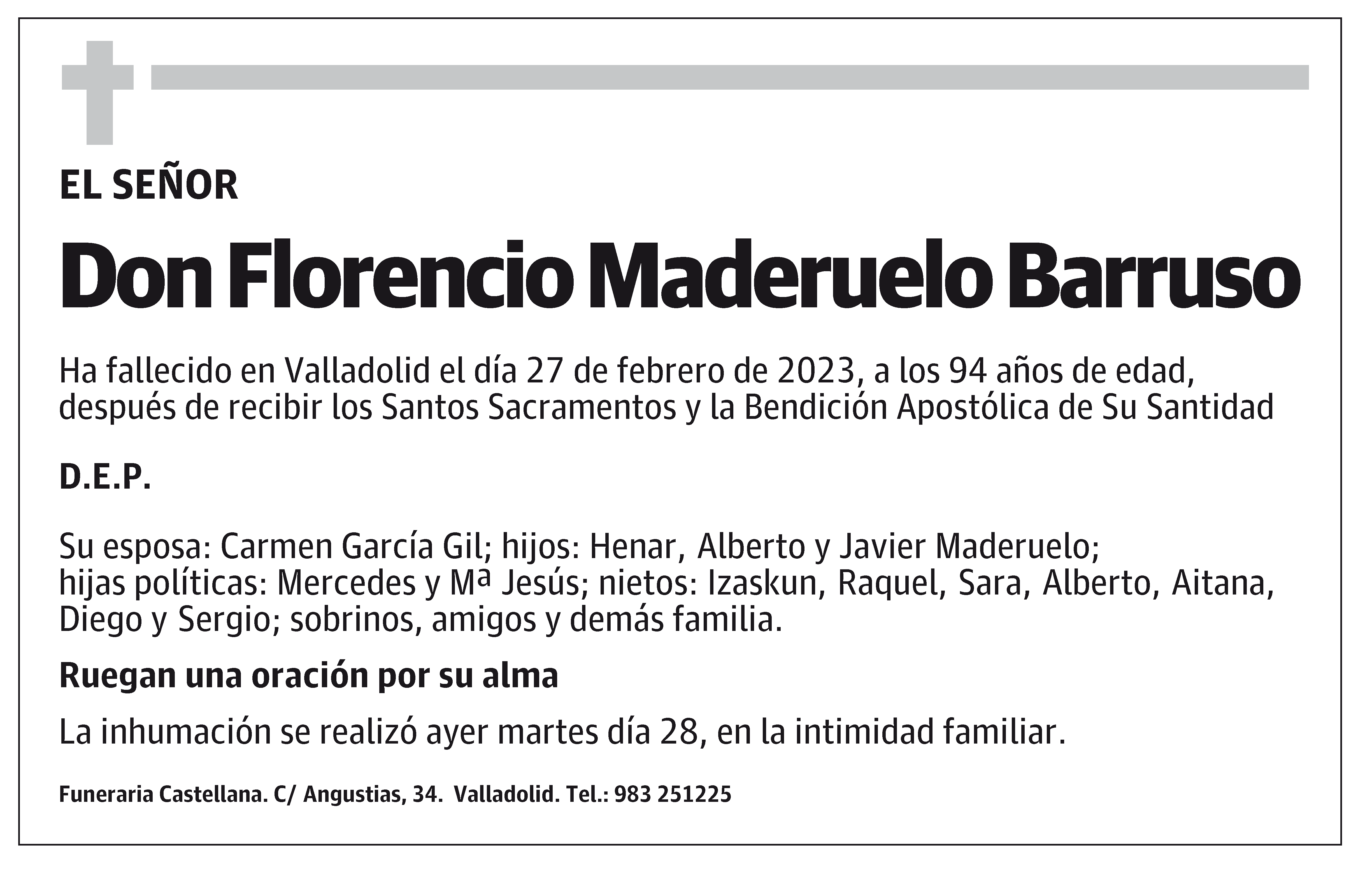 Florencio Maderuelo Barruso