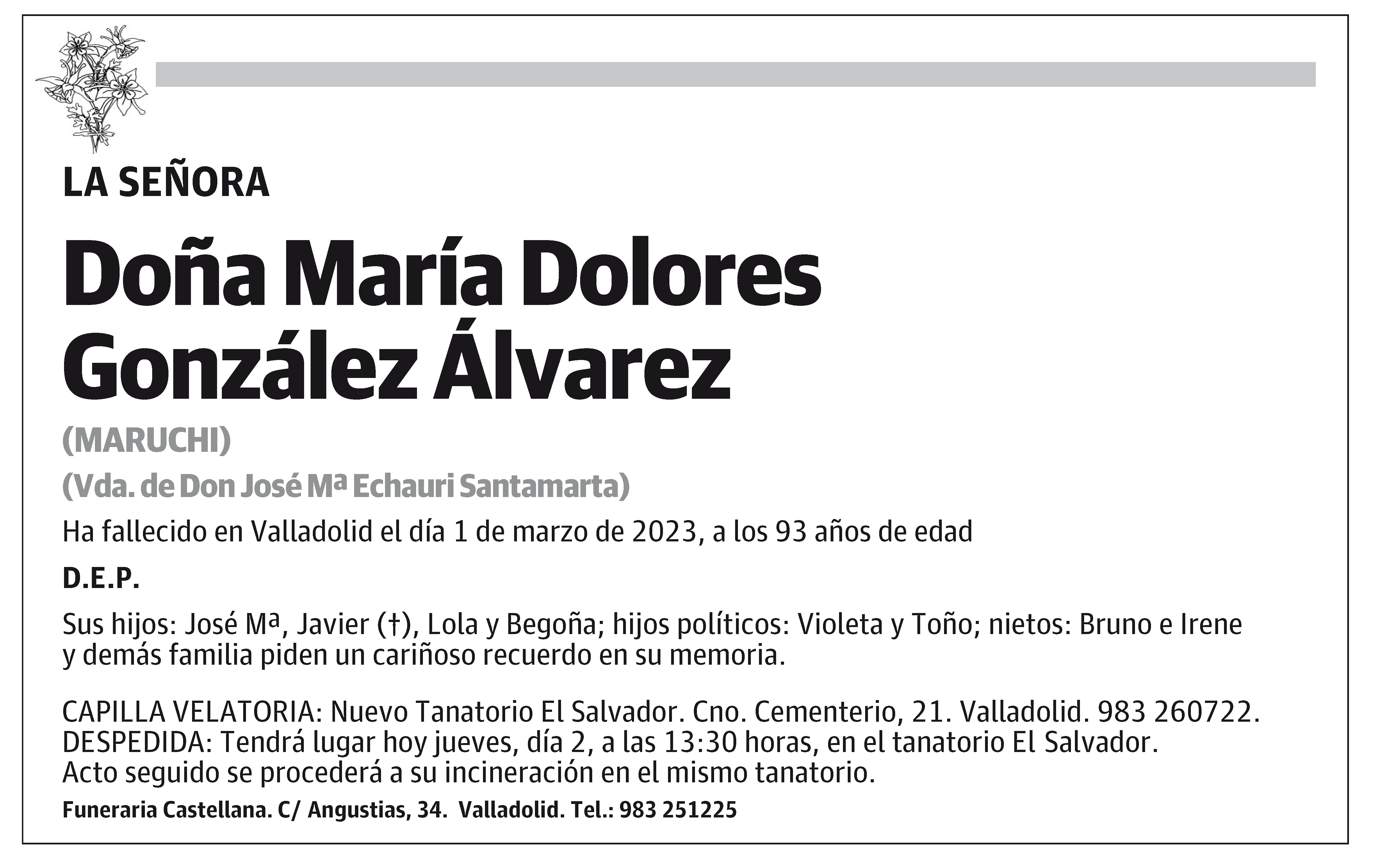 María Dolores González Álvarez