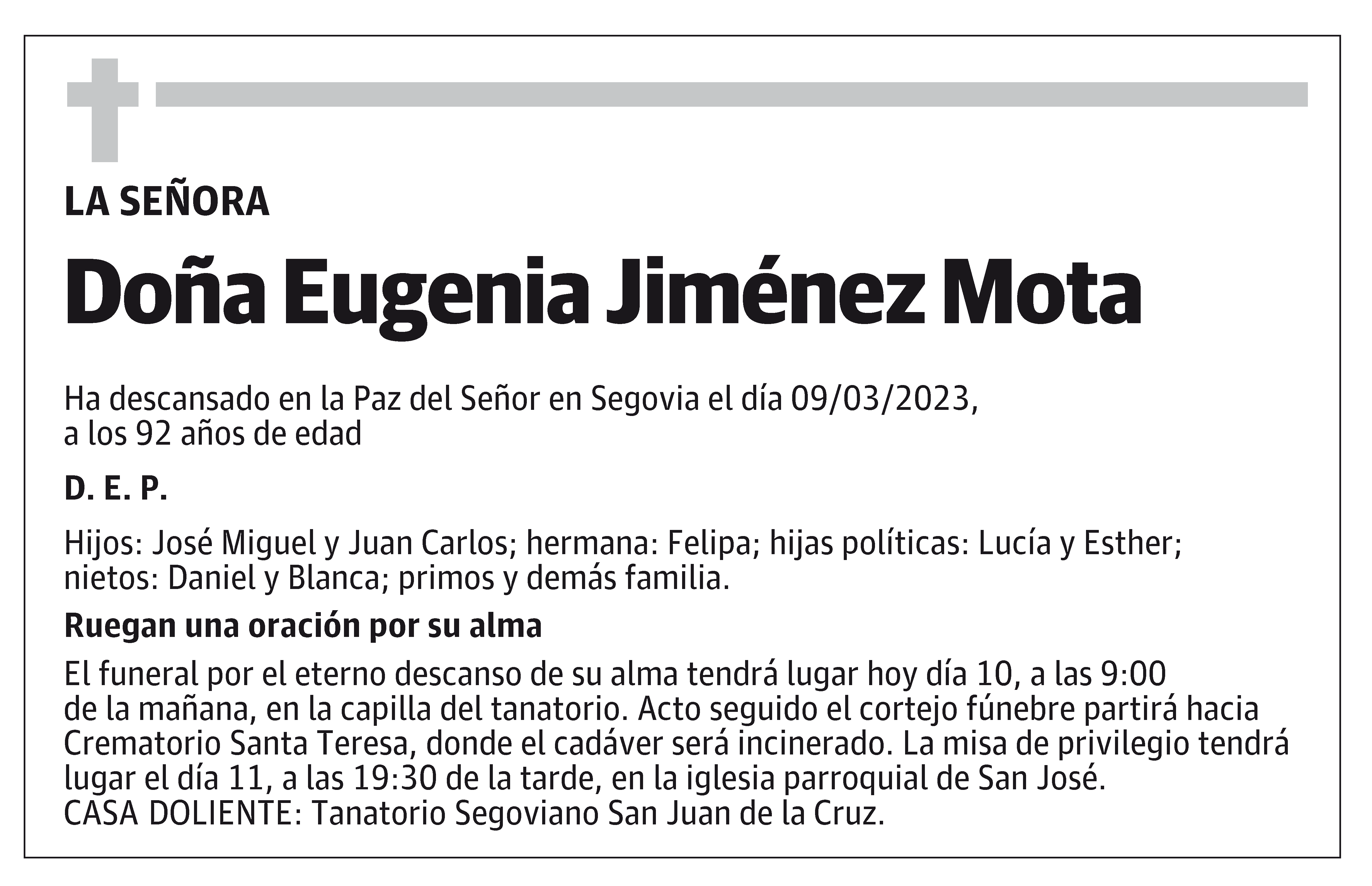 Eugenia Jiménez Mota