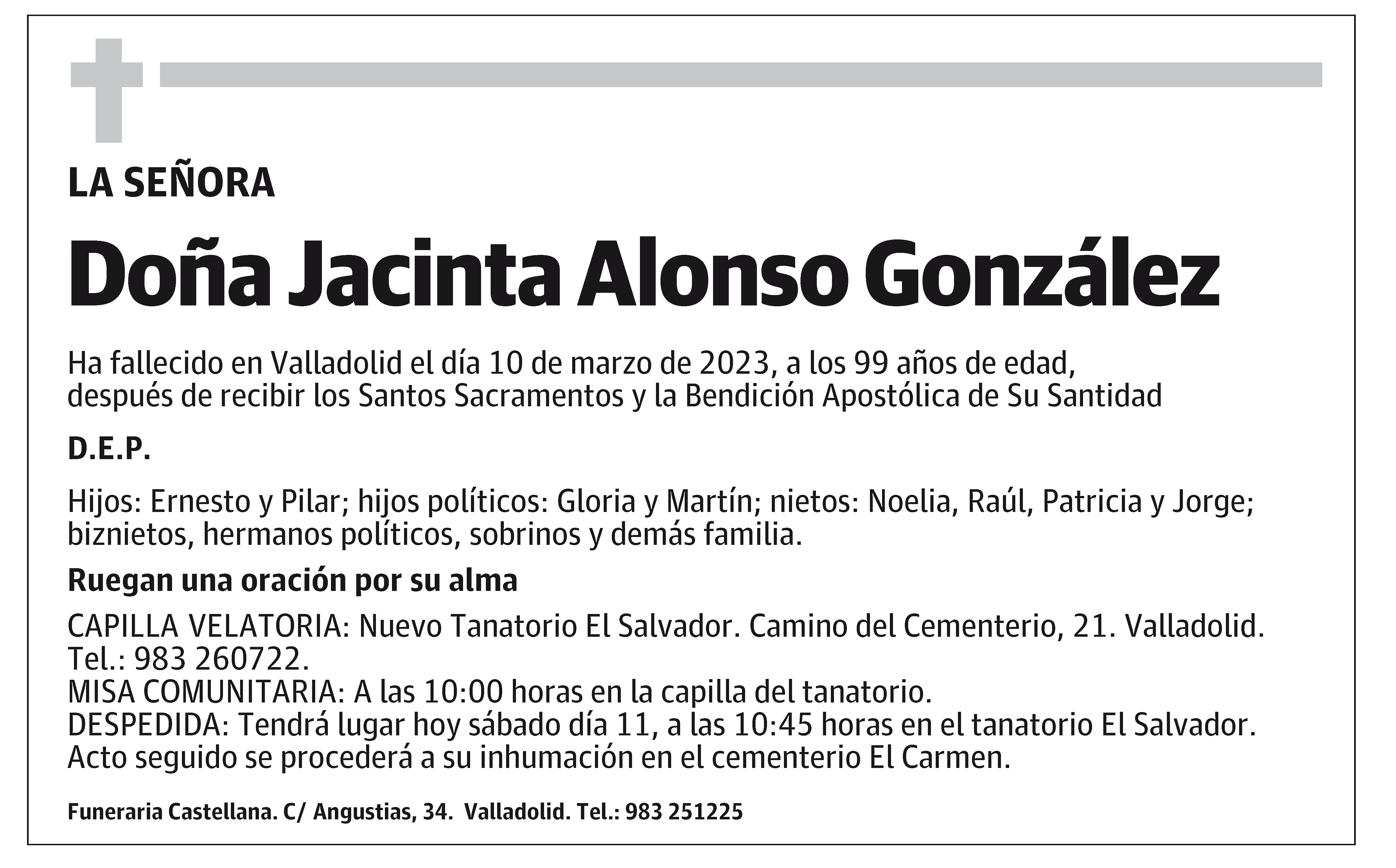 Jacinta Alonso González