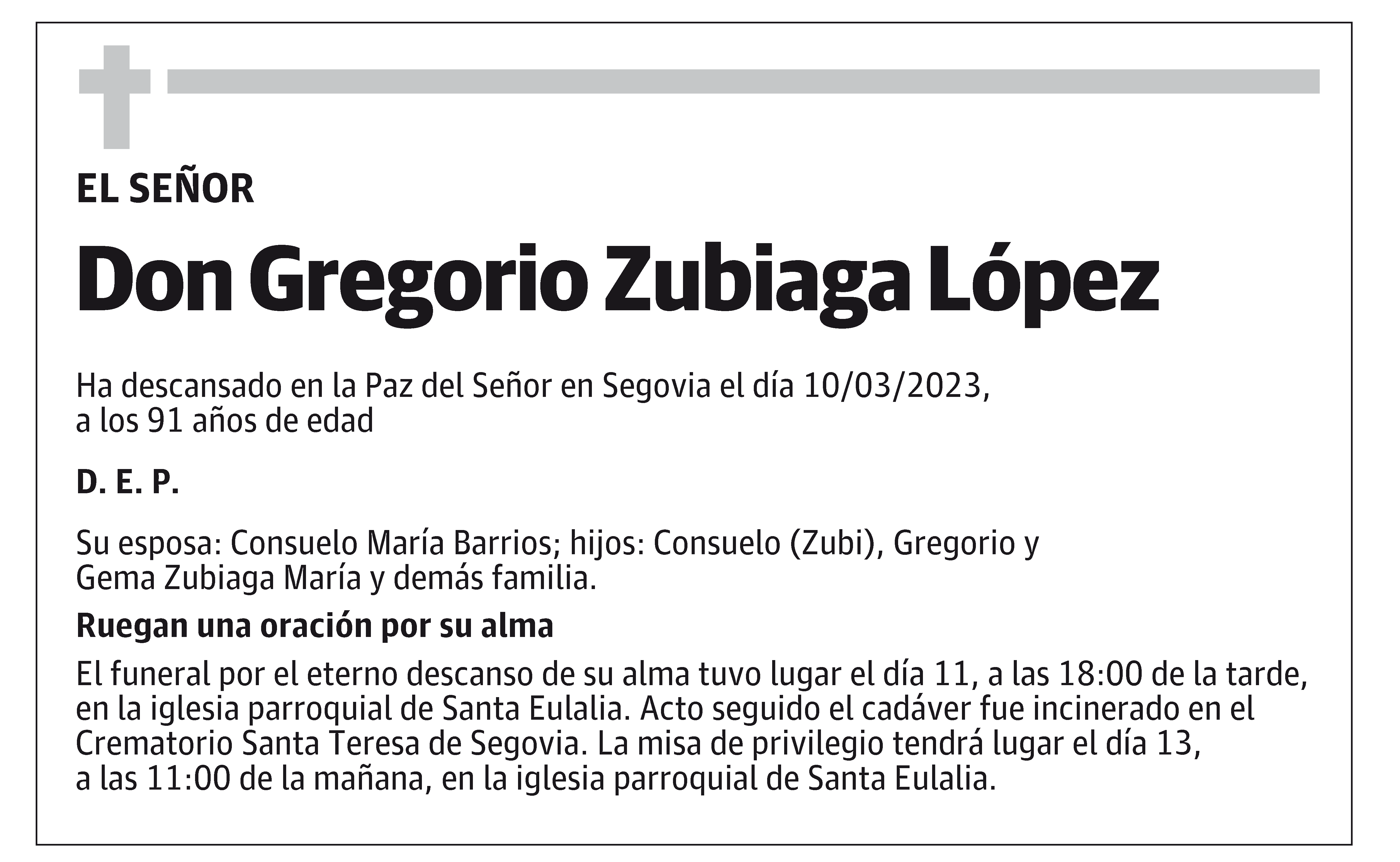 Gregorio Zubiaga López