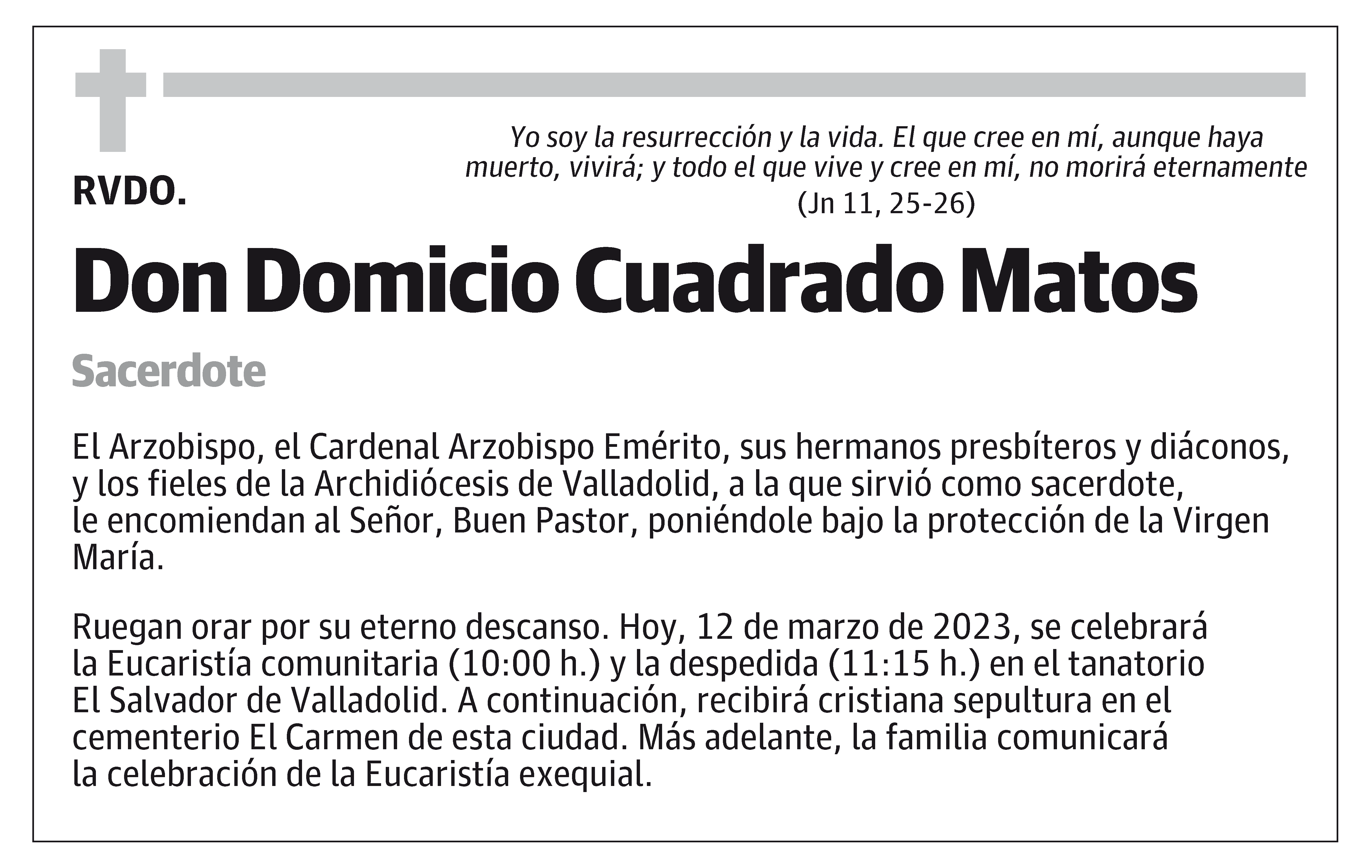 Domicio Cuadrado Matos