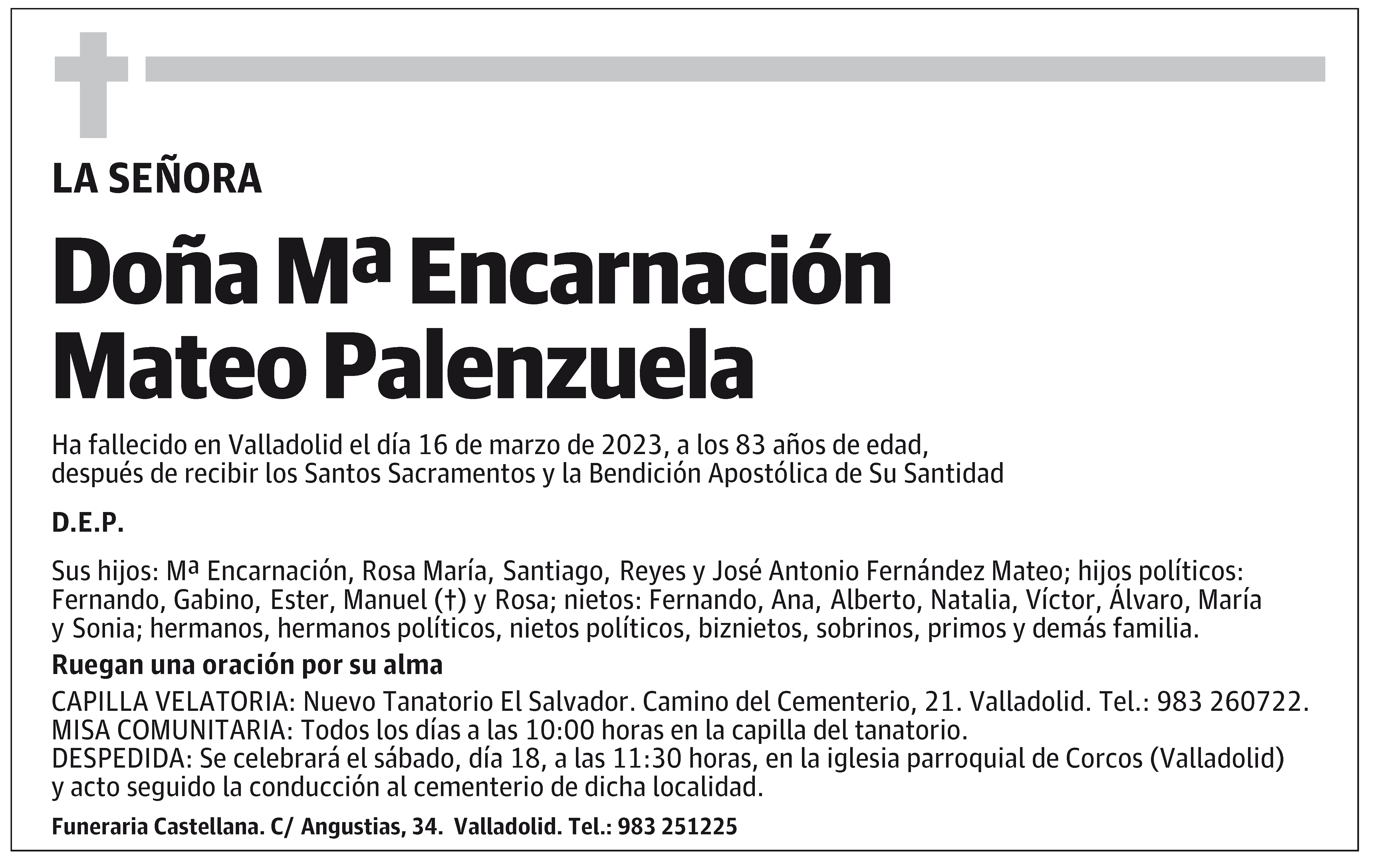 Mª Encarnación Mateo Palenzuela