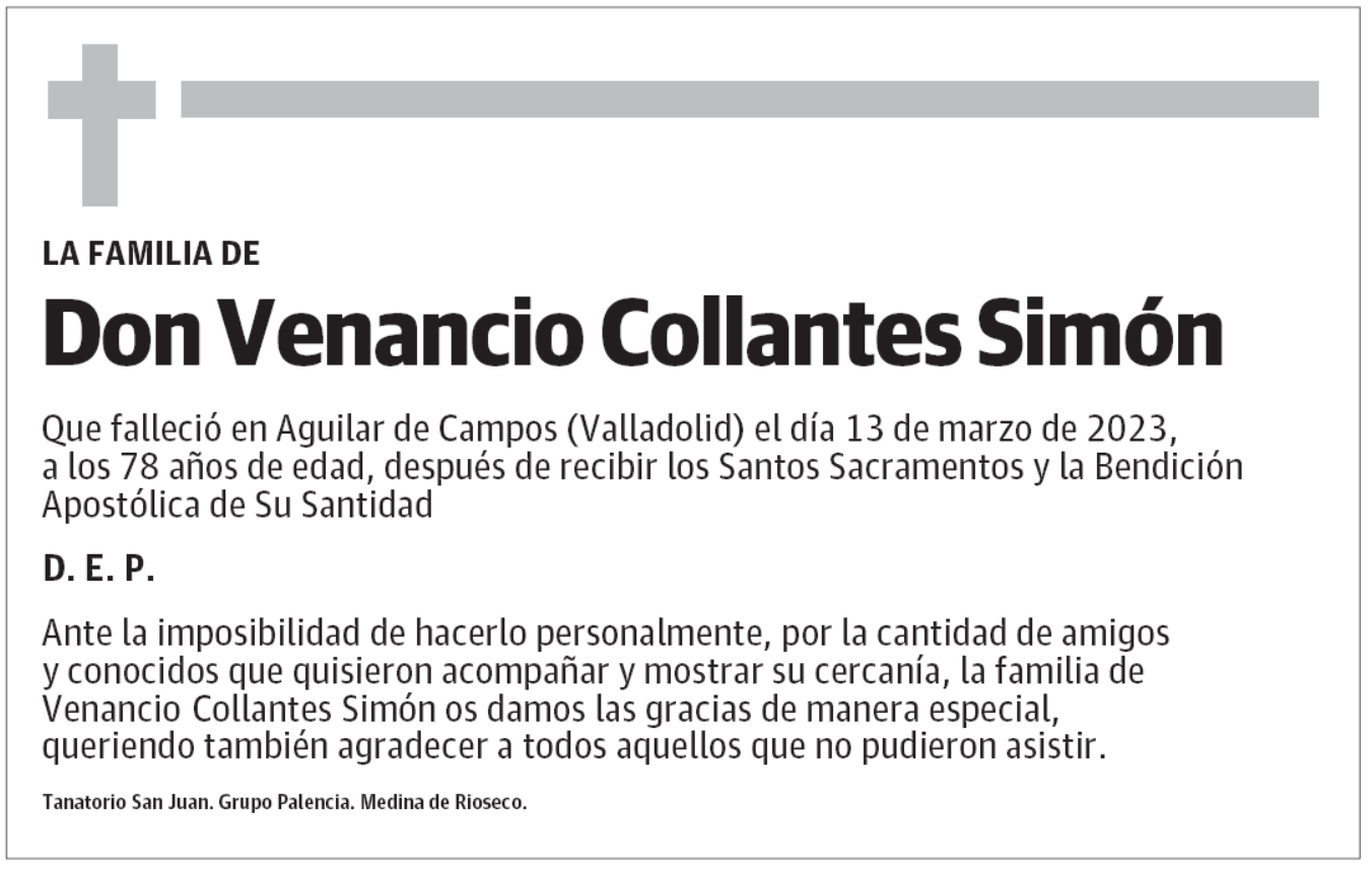 Venancio Collantes Simón