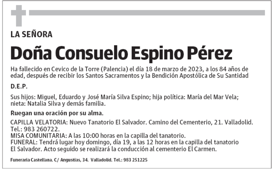 Consuelo Espino Pérez