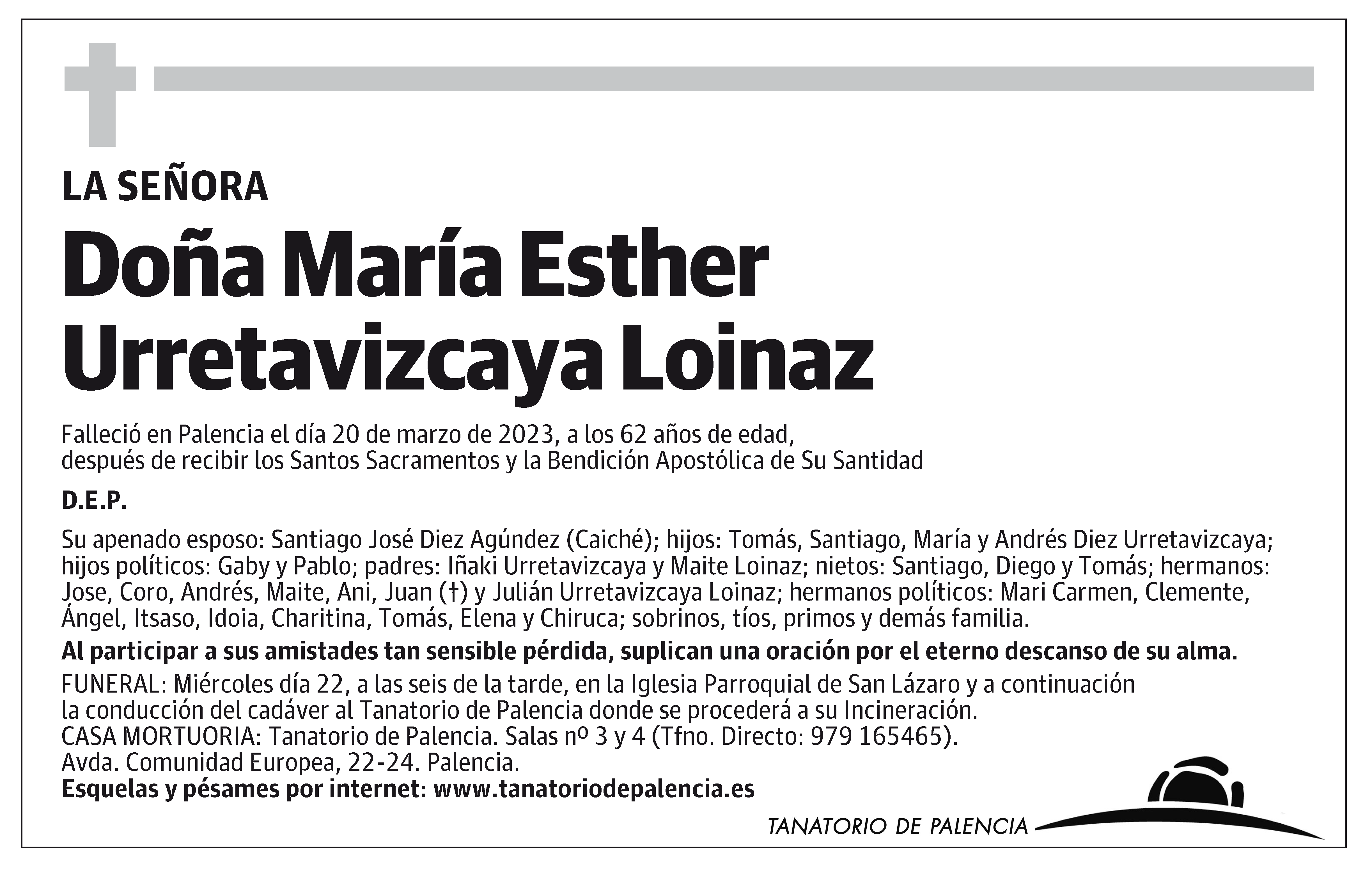 María Esther Urretavizcaya Loinaz