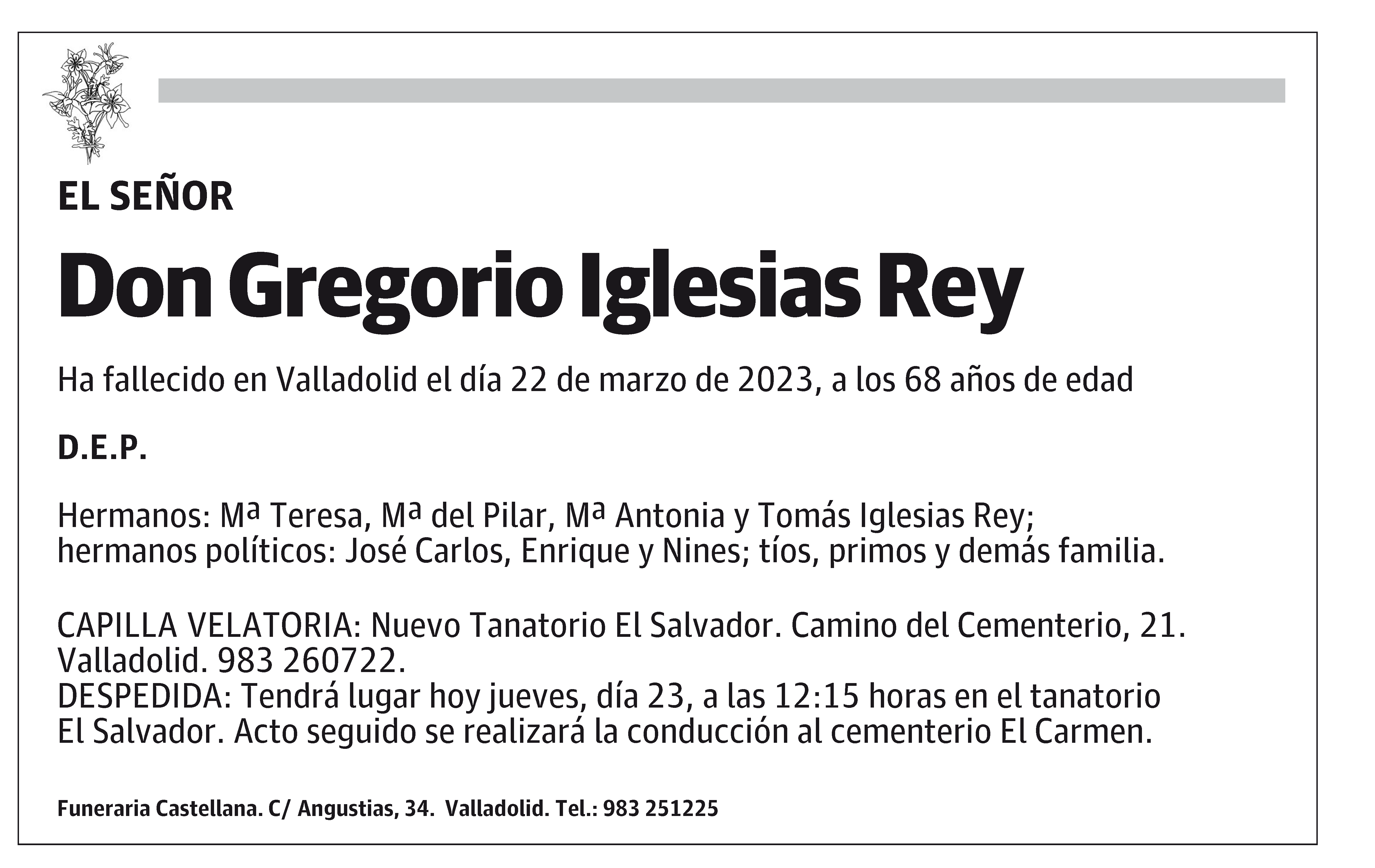 Gregorio Iglesias Rey