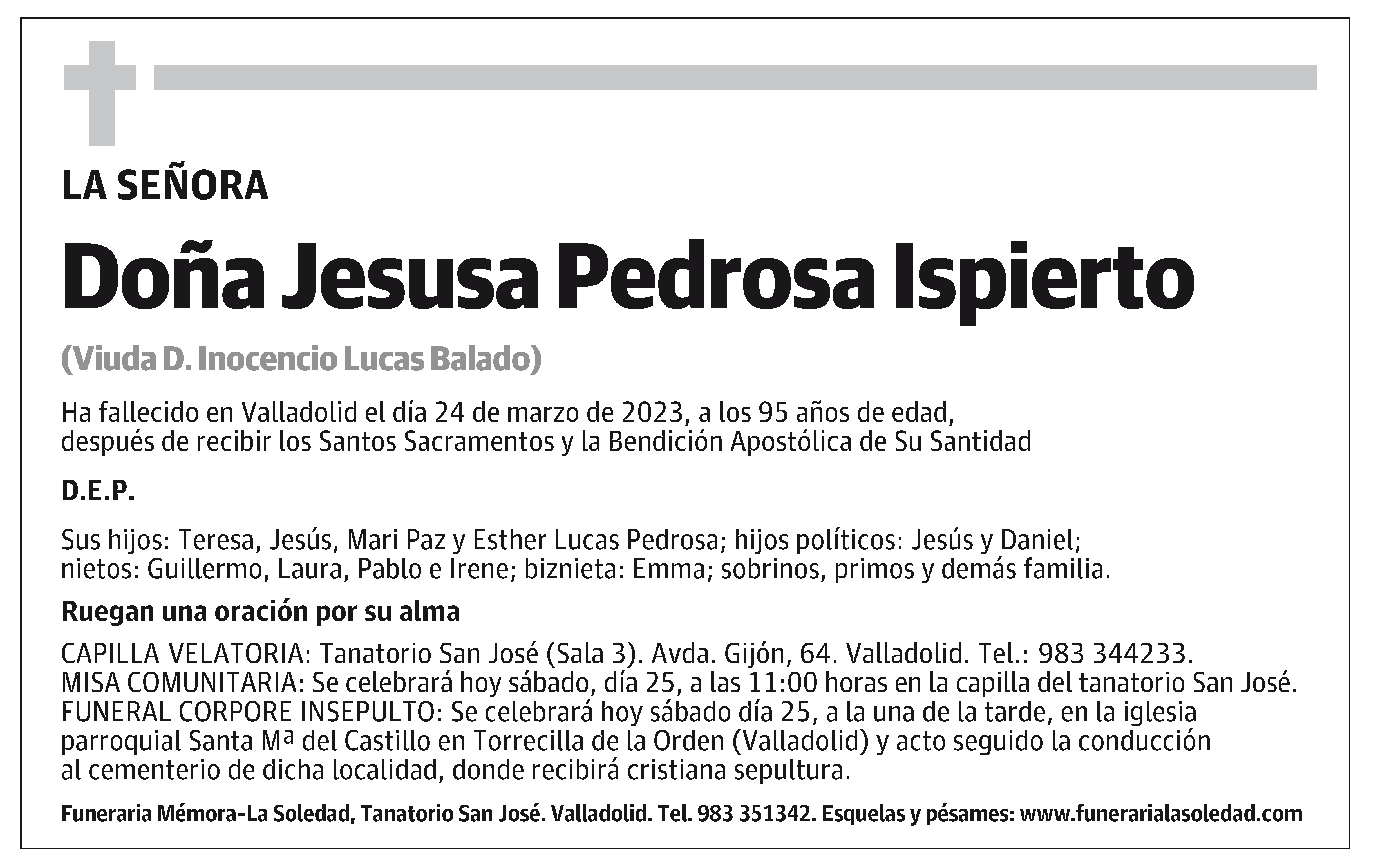 Jesusa Pedrosa Ispierto