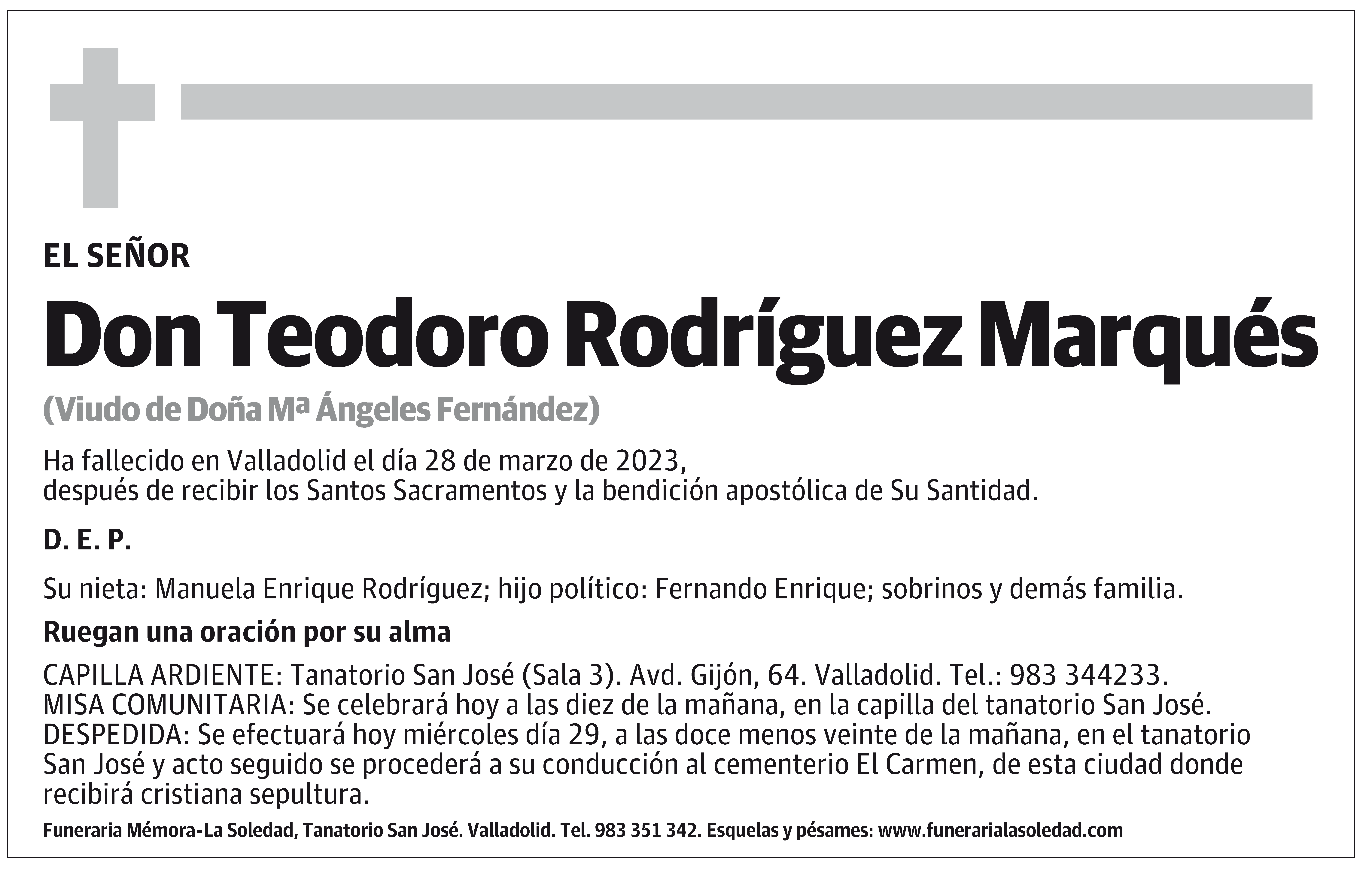 Teodoro Rodríguez Marqués