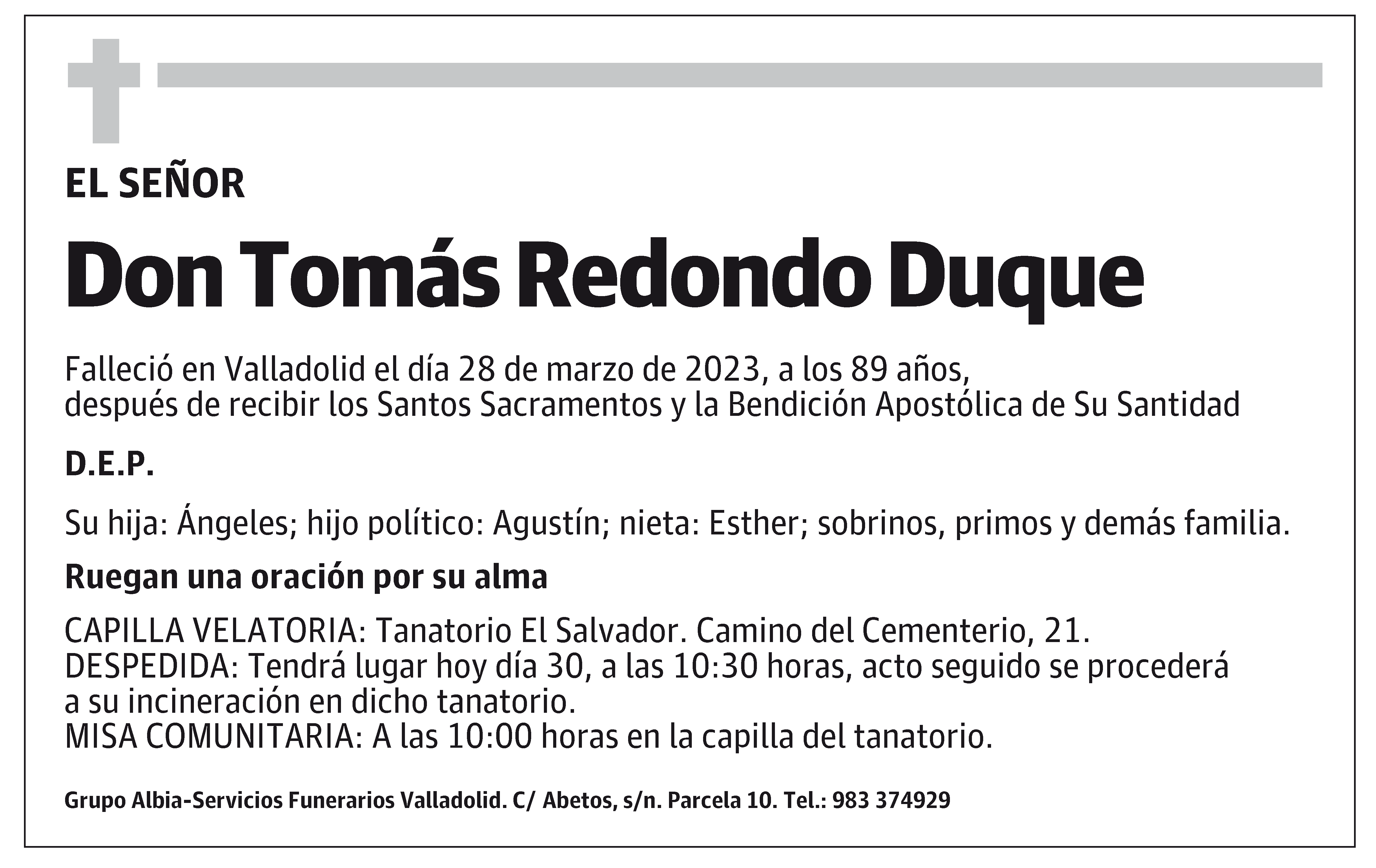 Tomás Redondo Duque