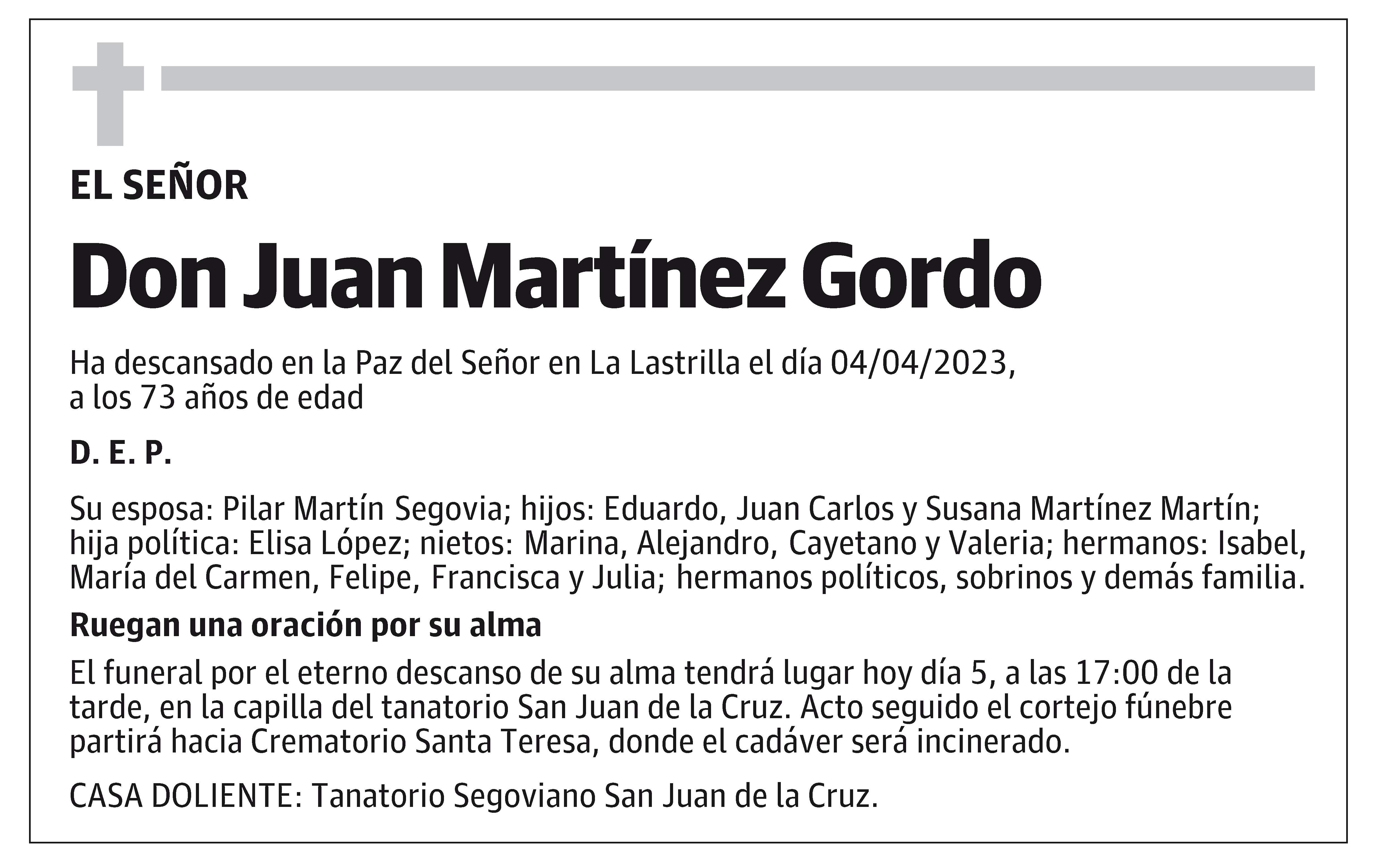 Juan Martínez Gordo