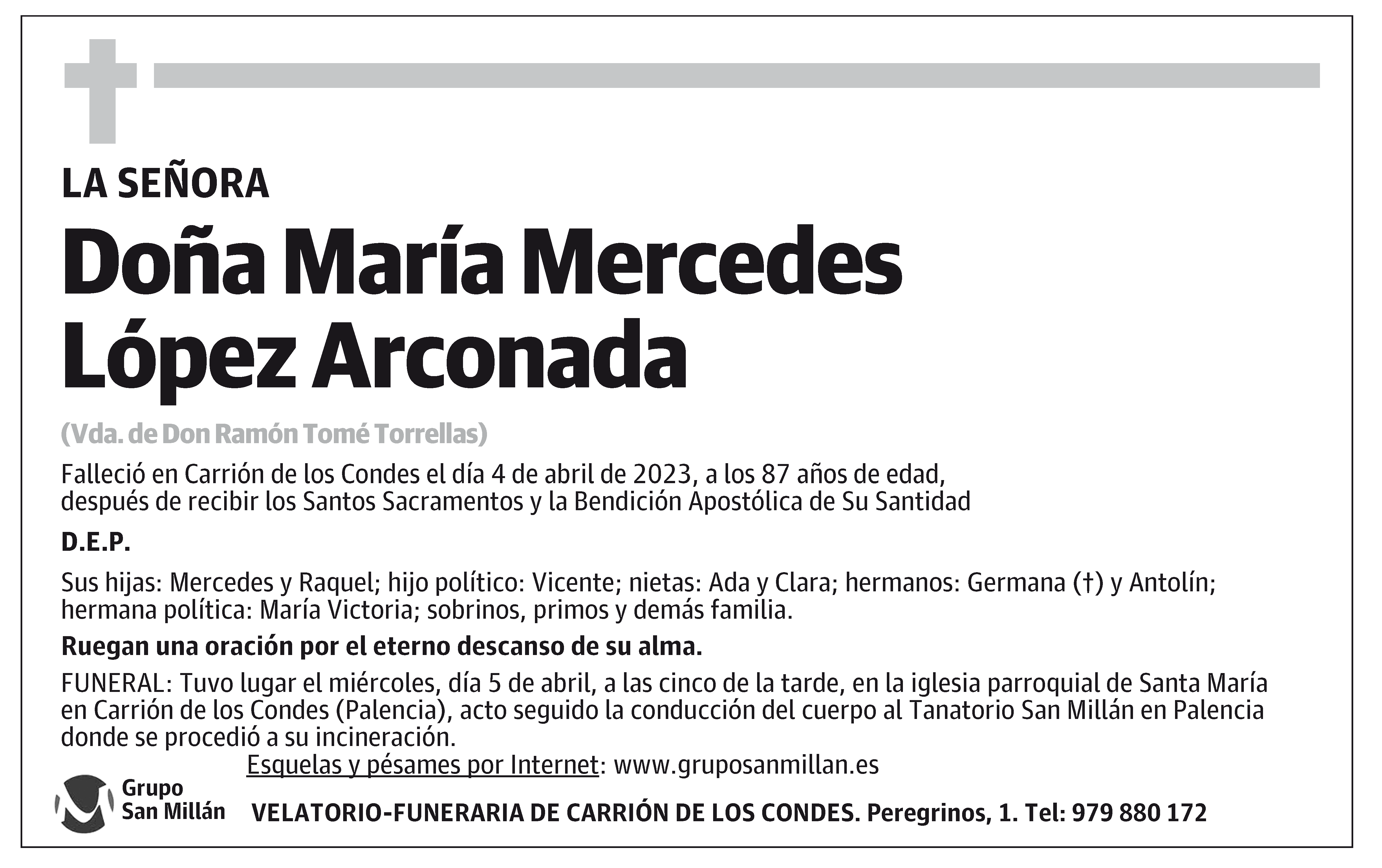 María Mercedes López Arconada