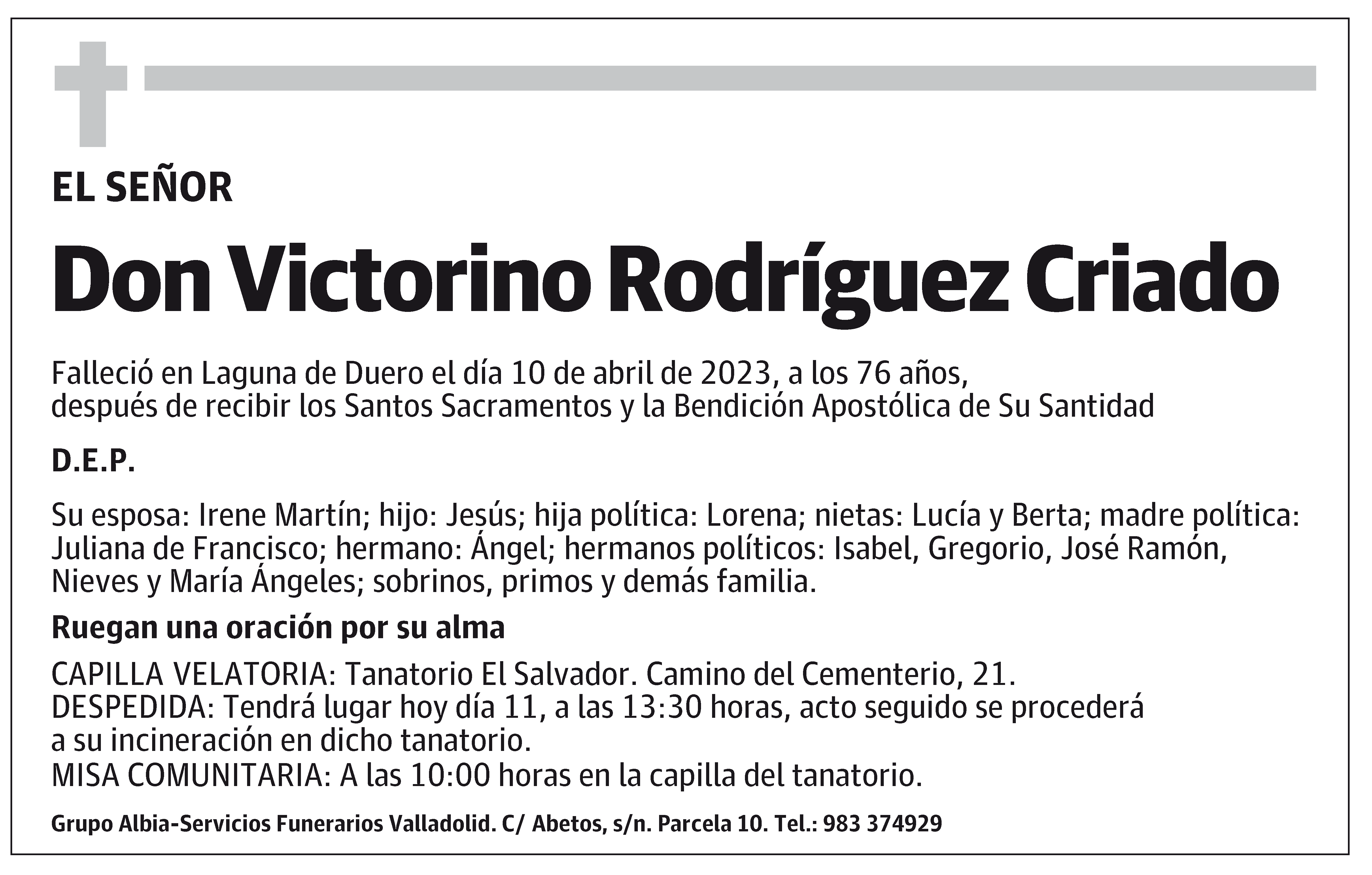 Victorino Rodríguez Criado