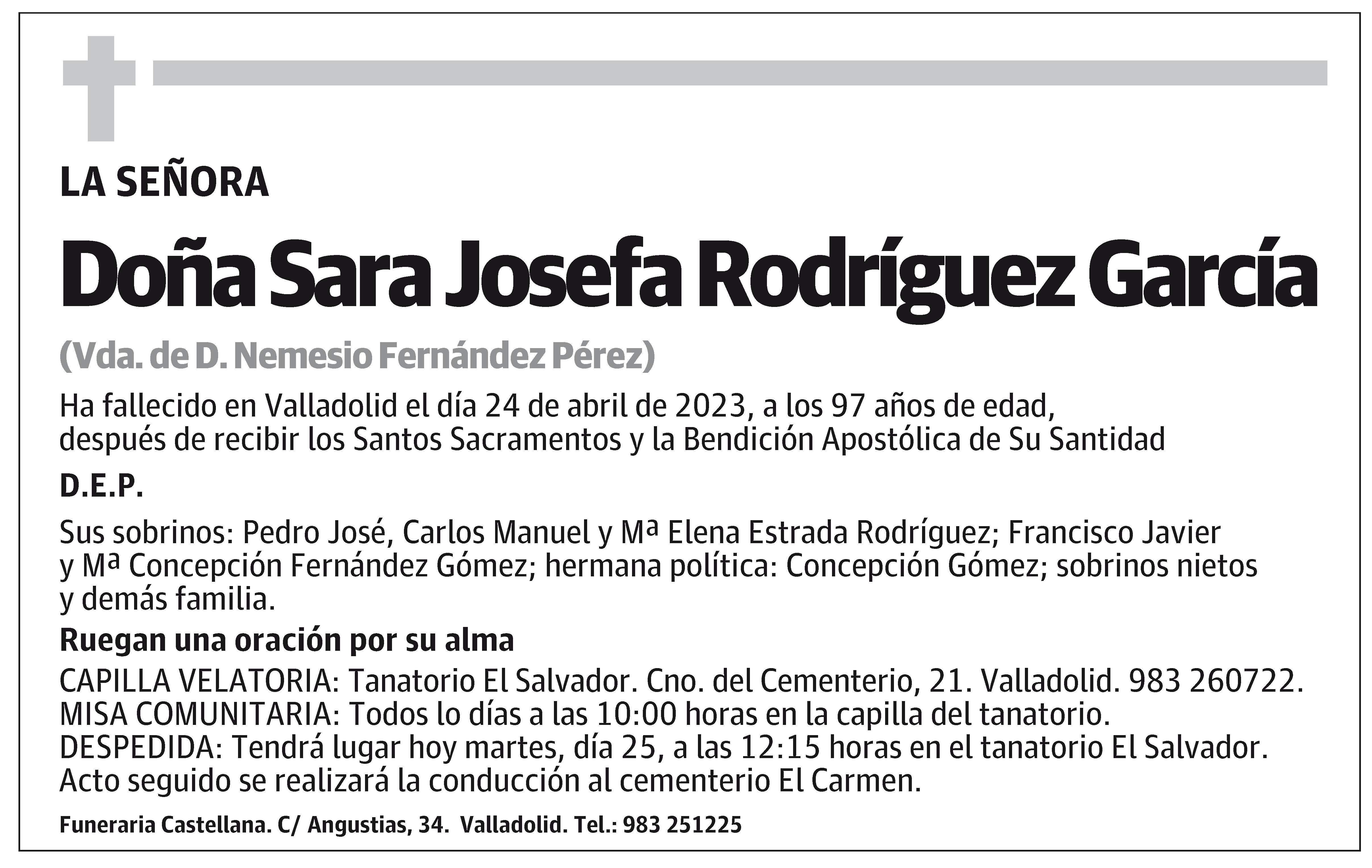 Sara Josefa Rodríguez García