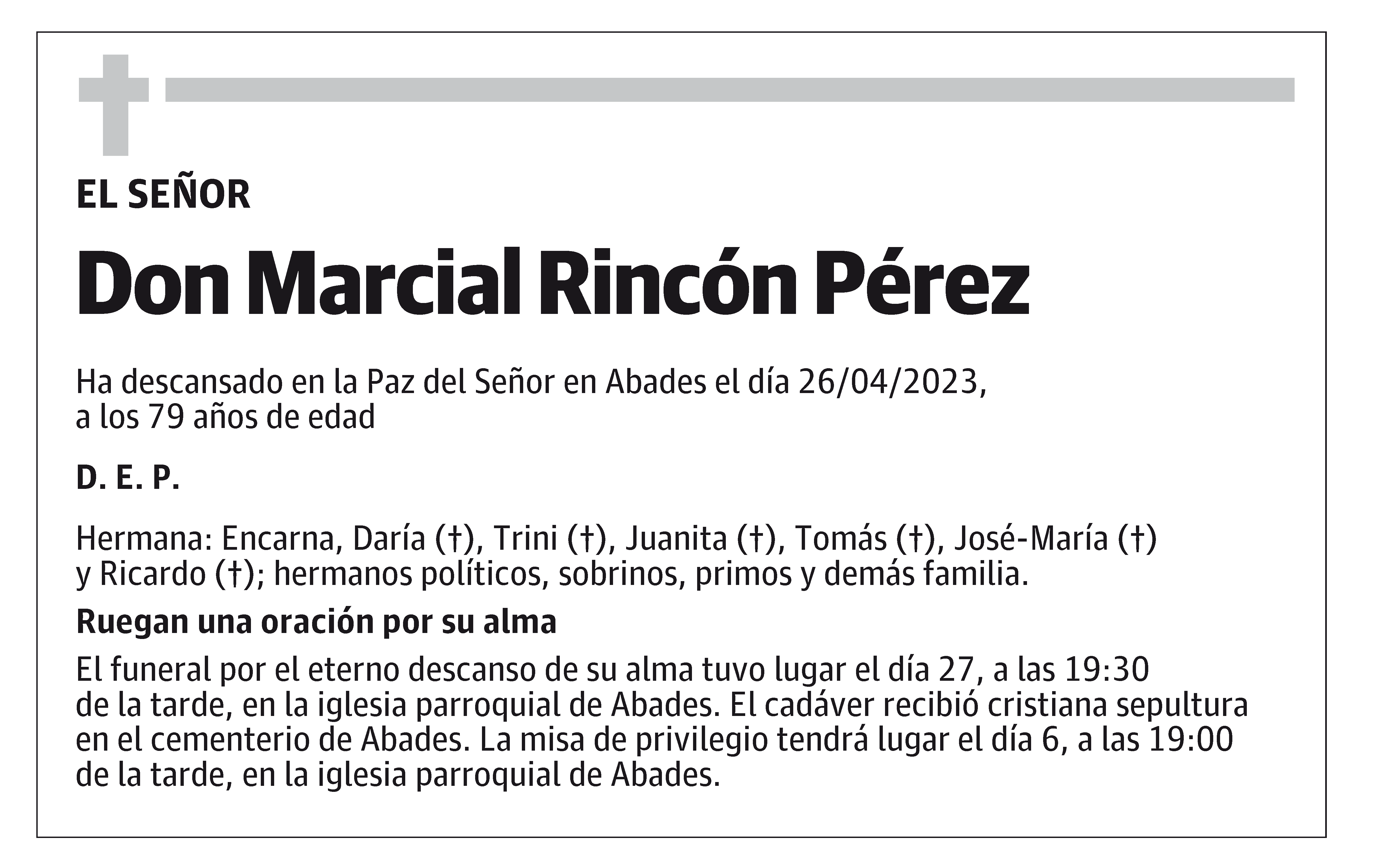 Marcial Rincón Pérez