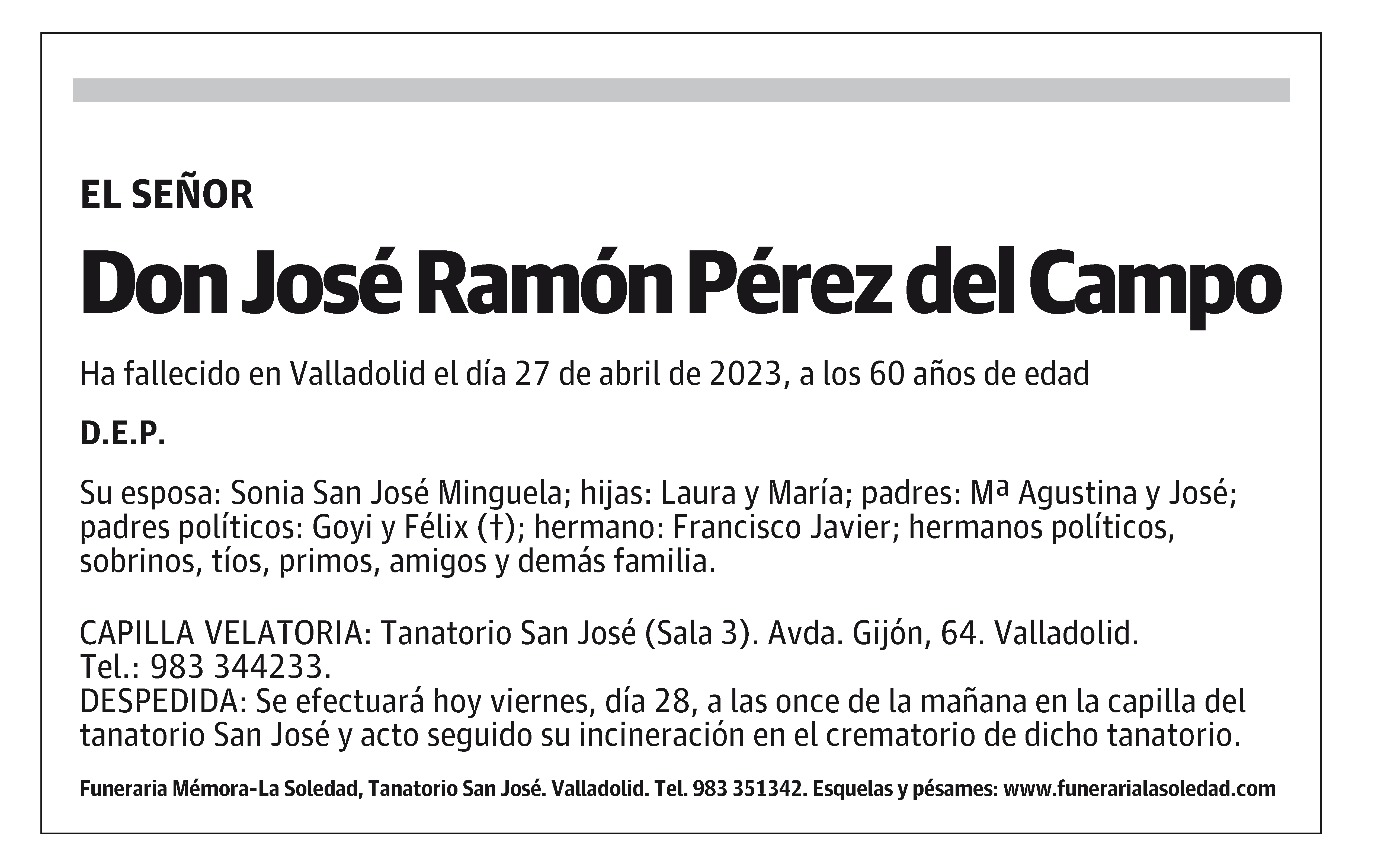 José Ramón Pérez del Campo