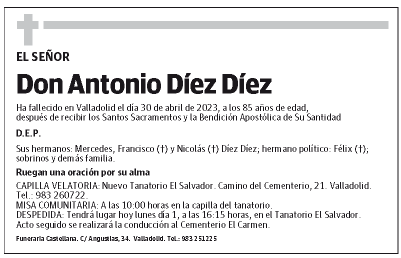 Antonio Díez Díez
