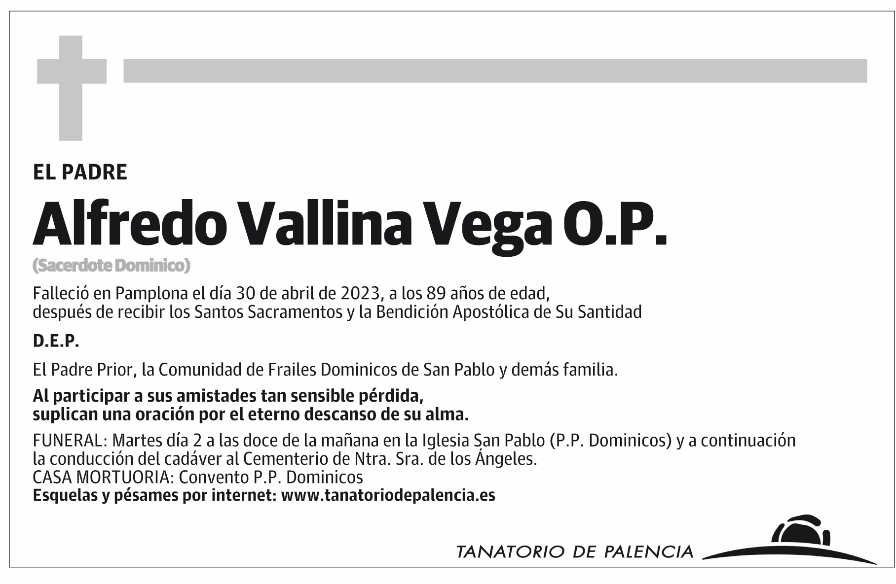 Alfredo Vallina Vega O.P.
