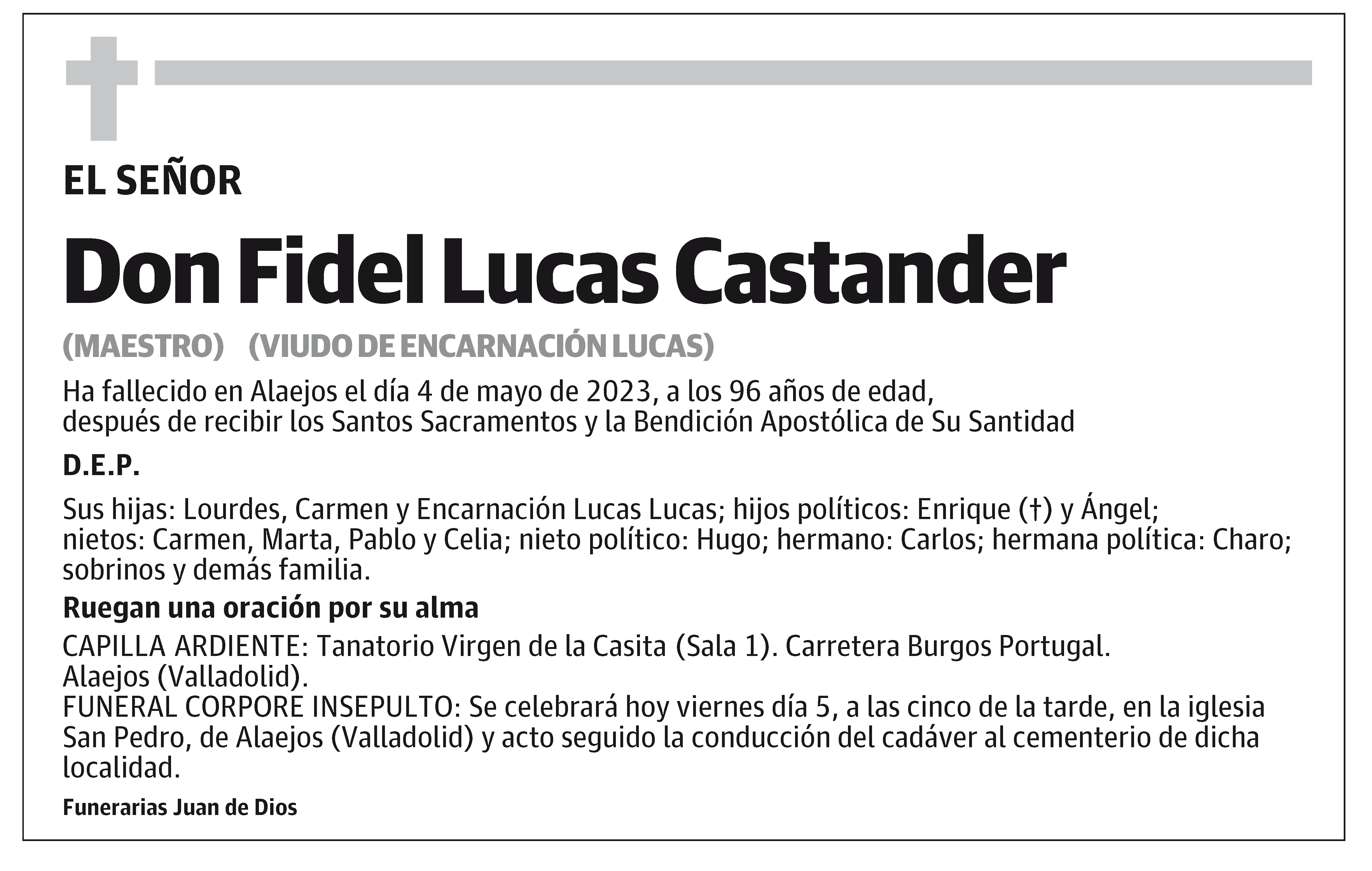 Fidel Lucas Castander