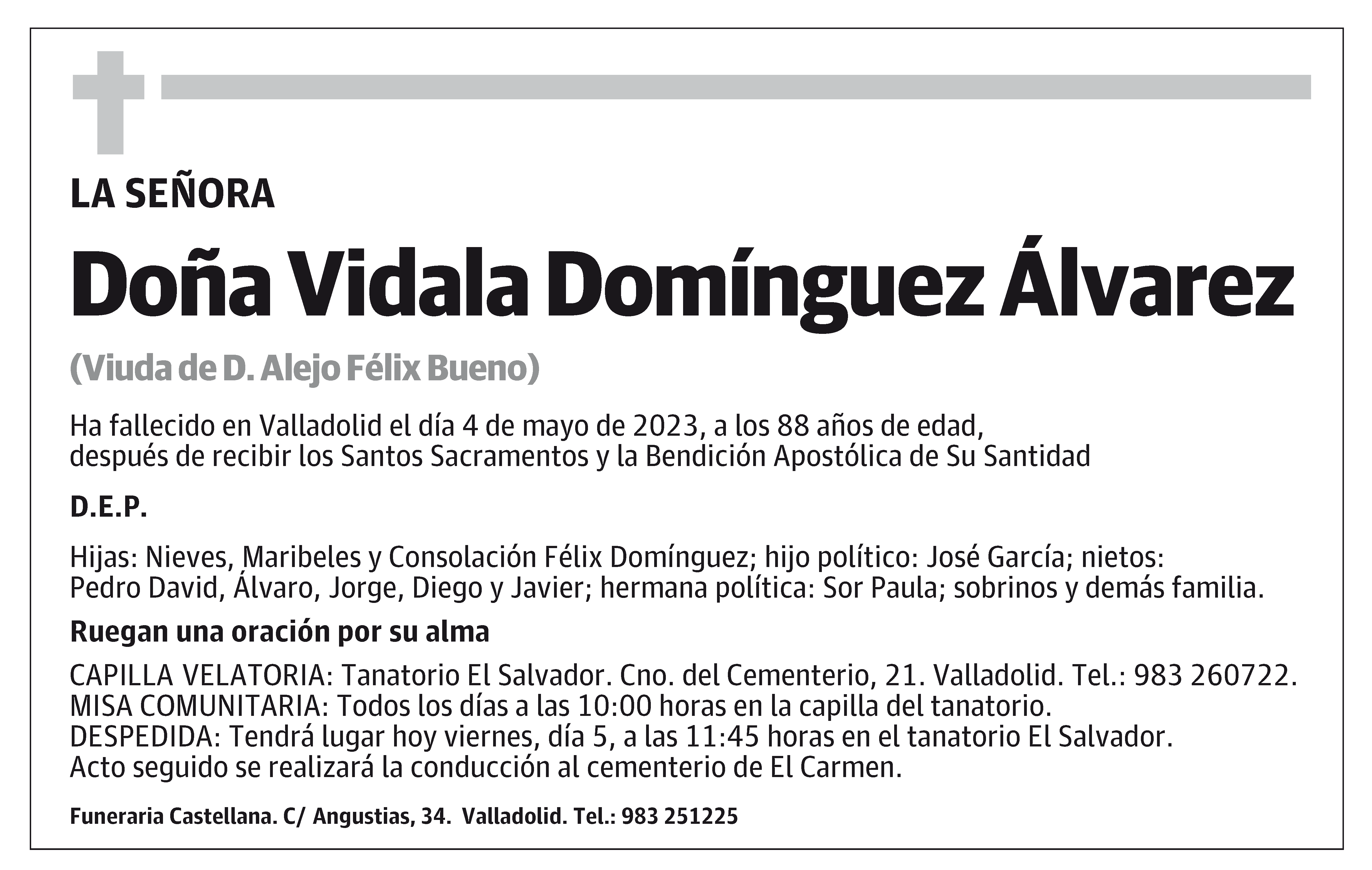 Vidala Domínguez Álvarez