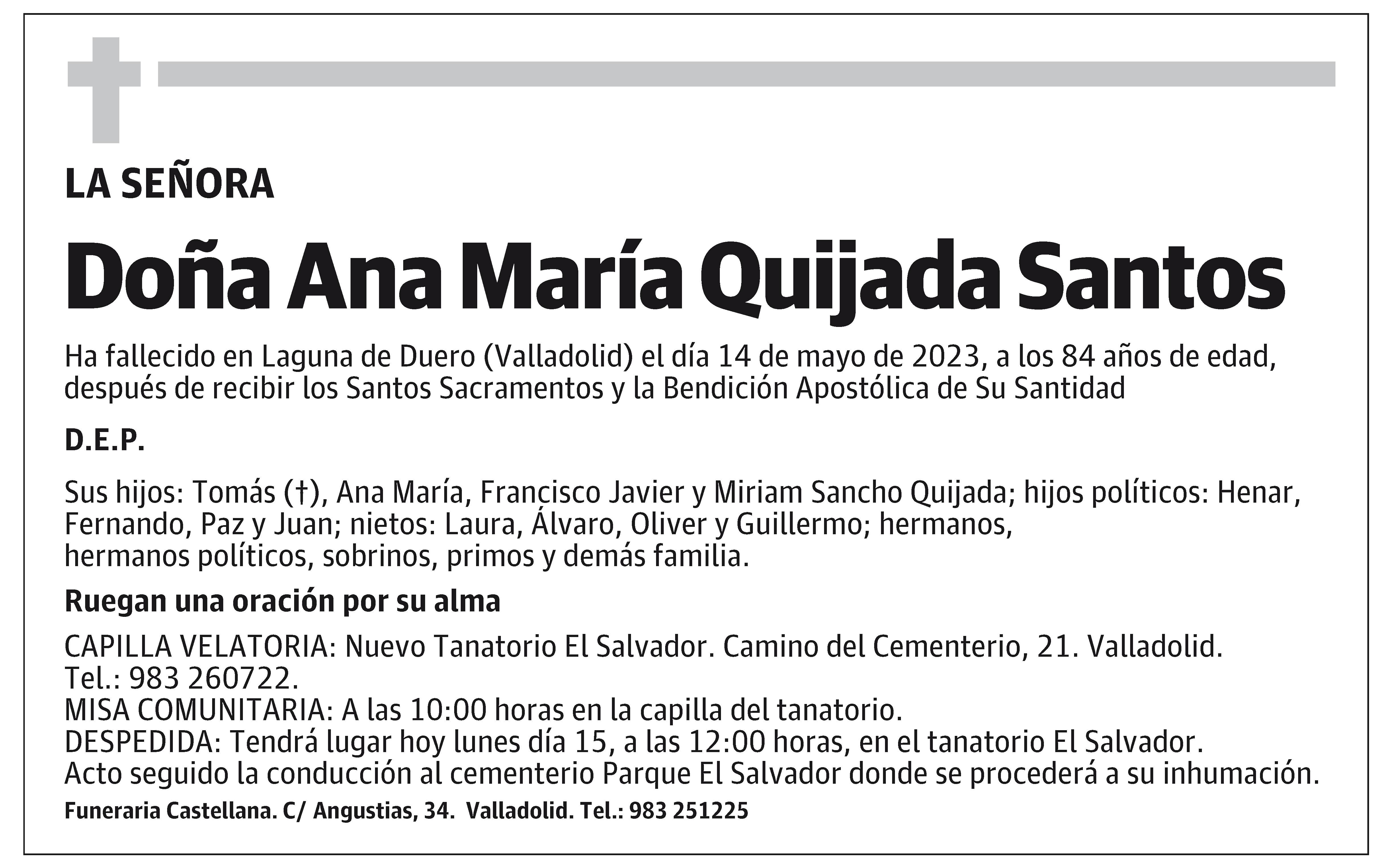 Ana María Quijada Santos