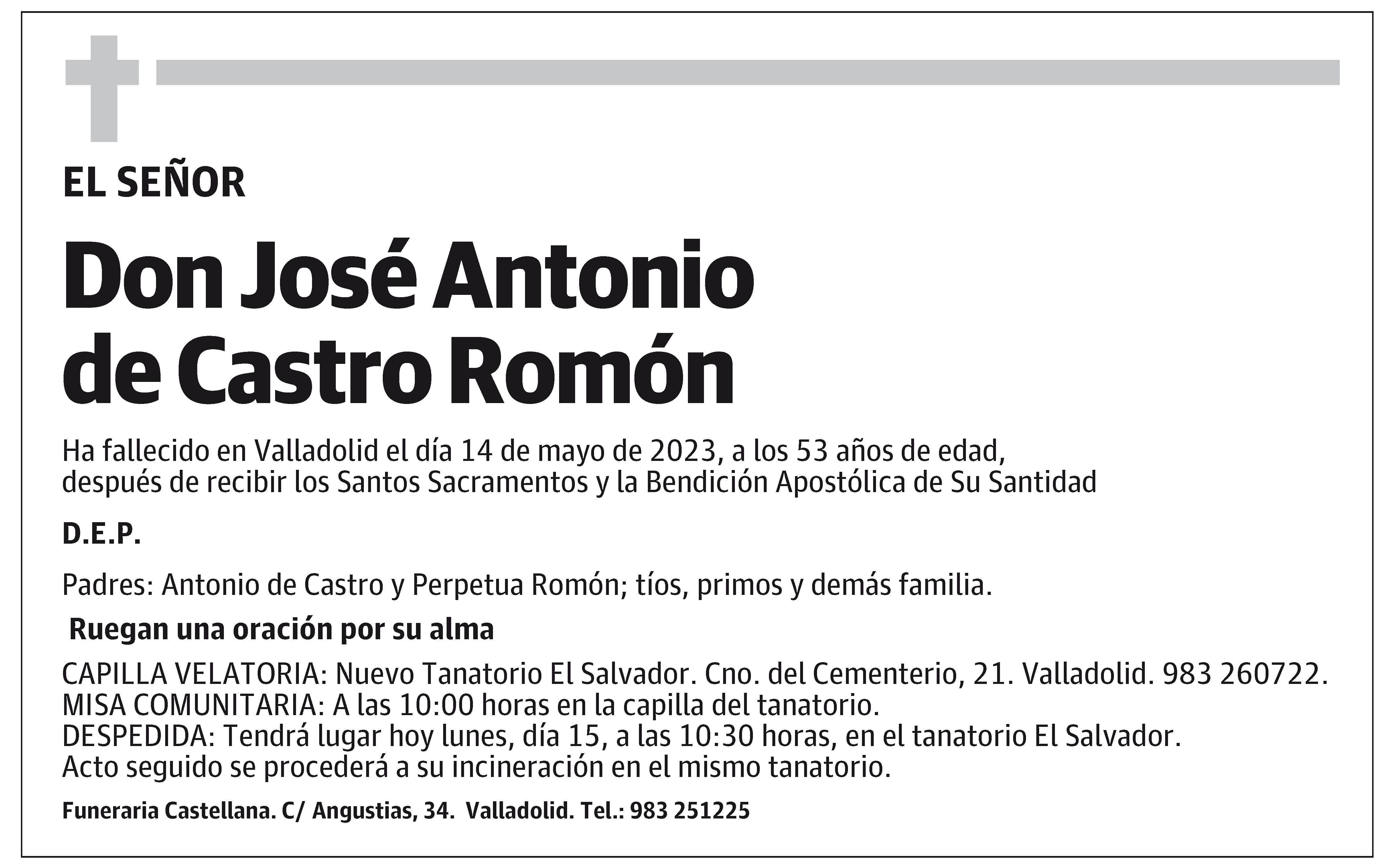 José Antonio de Castro Romón
