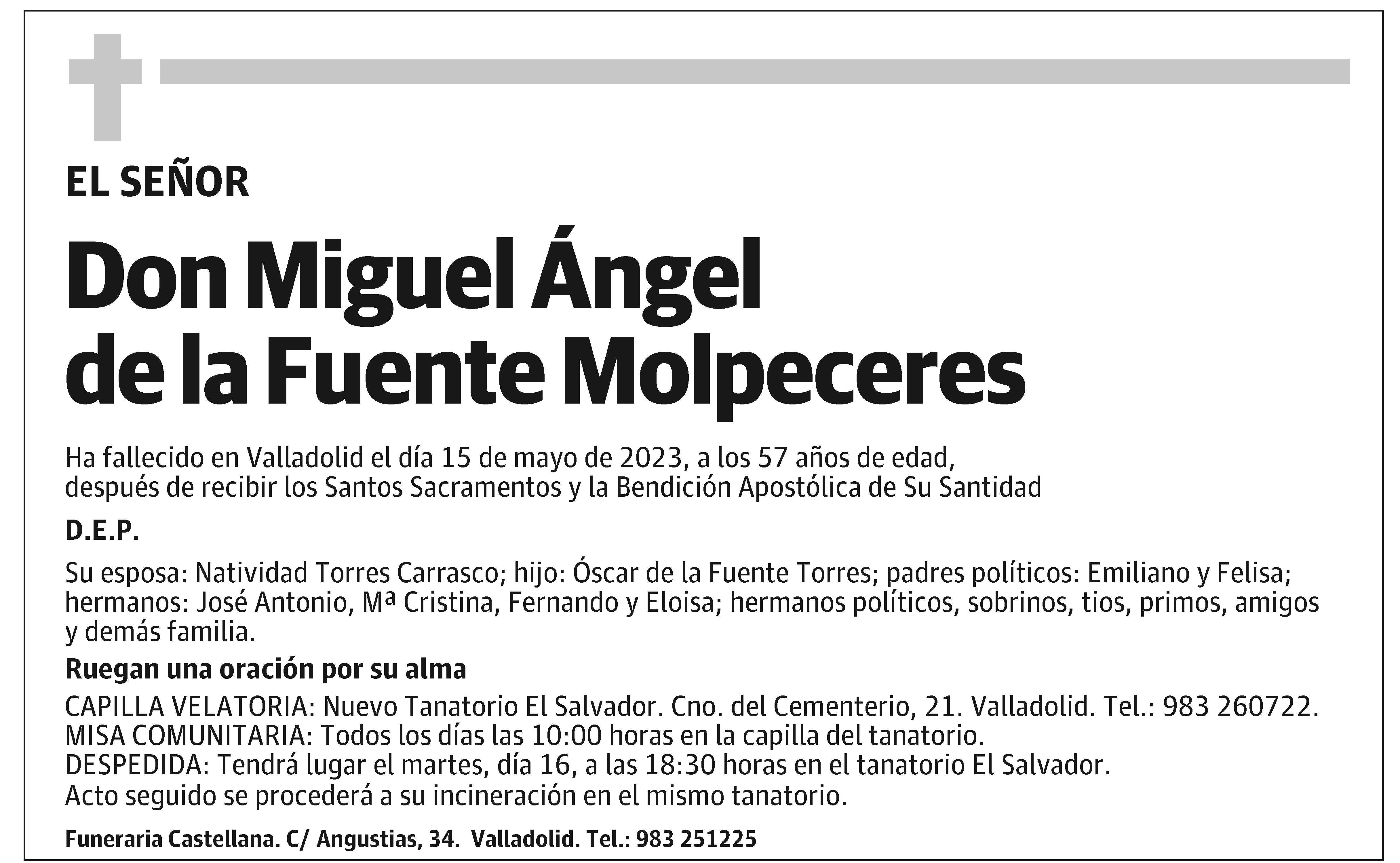 Miguel Ángel de la Fuente Molpeceres