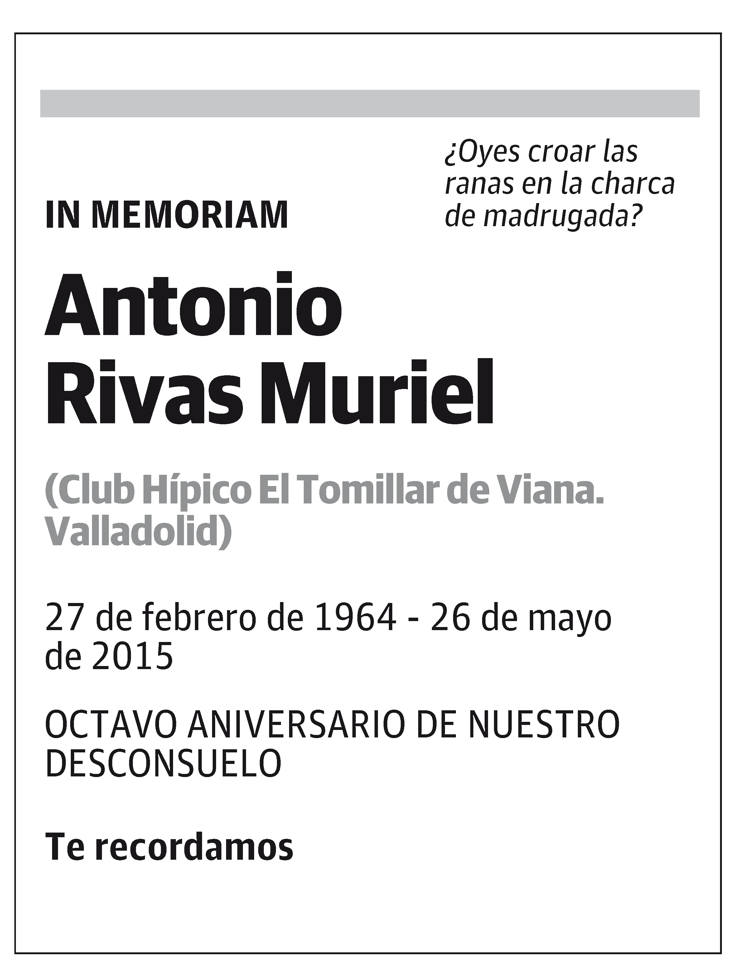 Antonio Rivas Muriel