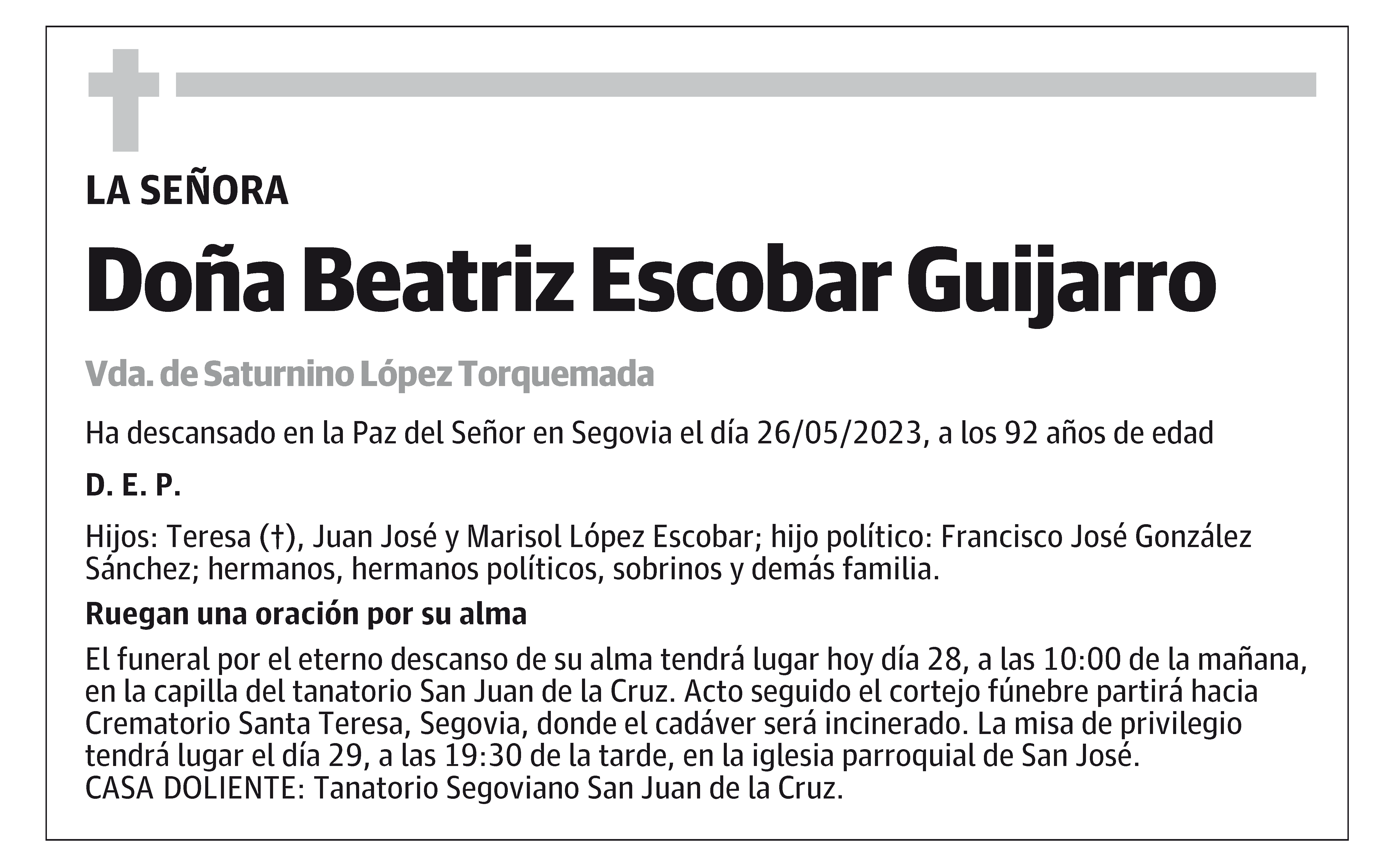 Beatriz Escobar Guijarro