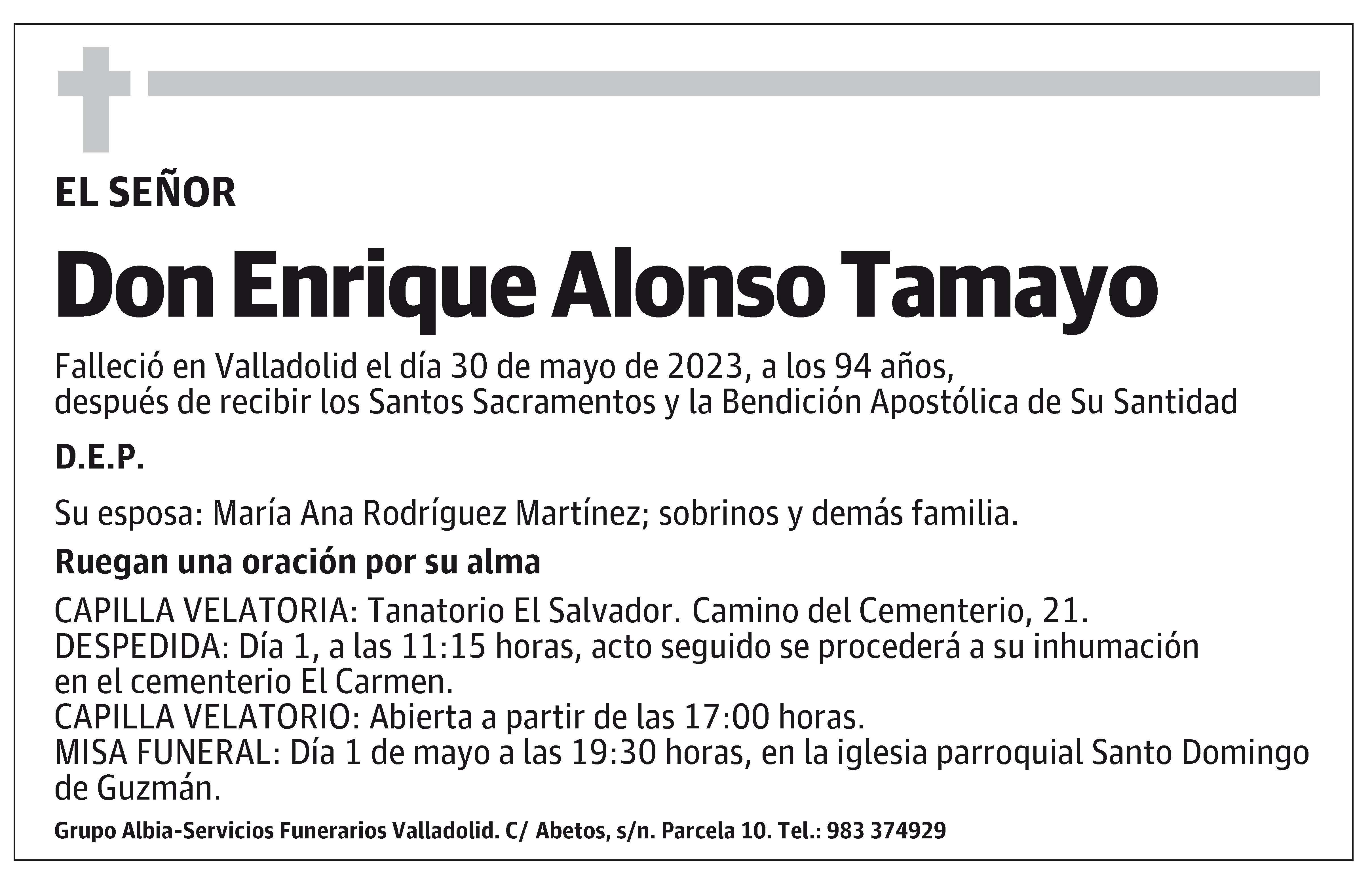 Enrique Alonso Tamayo