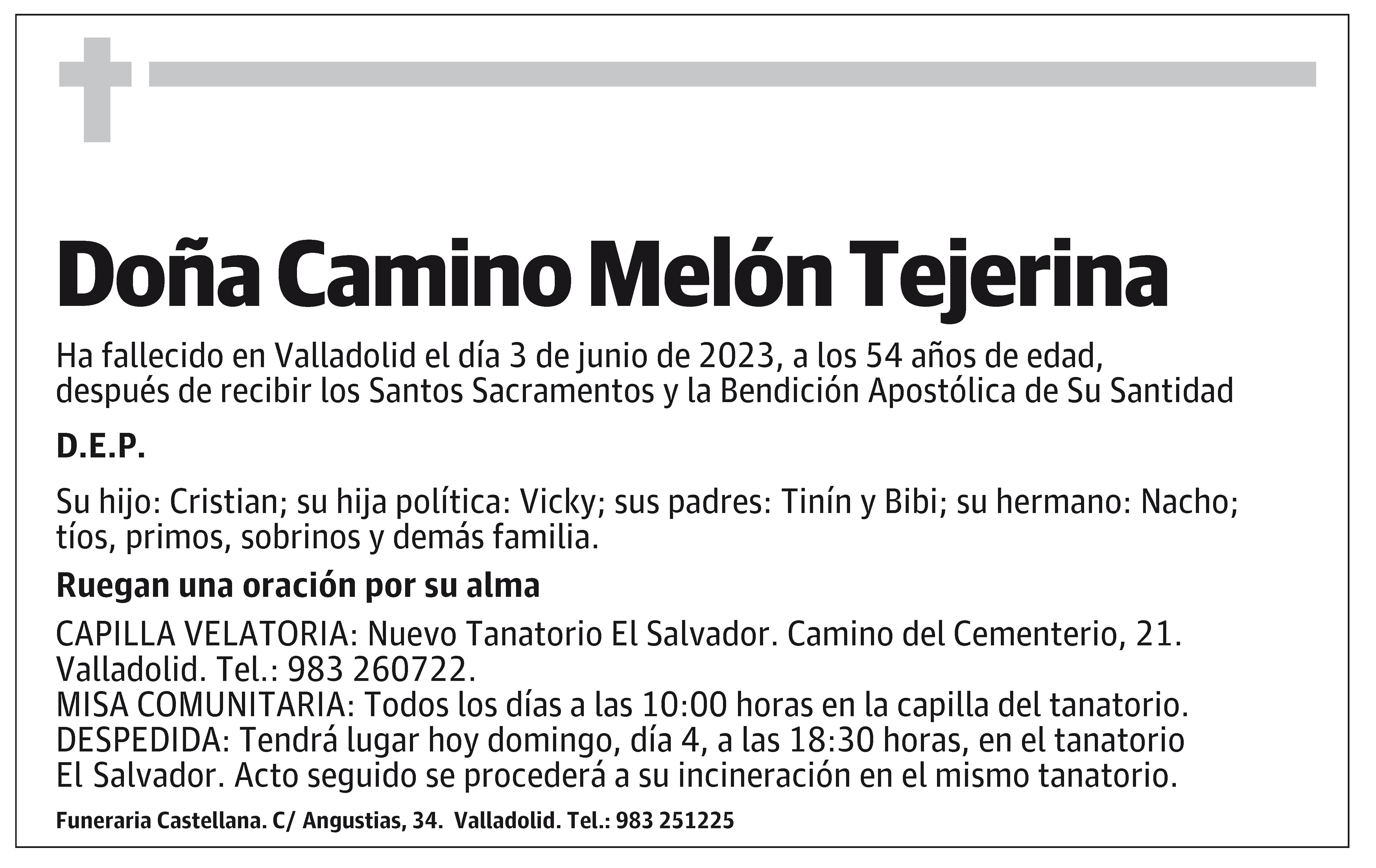 Camino Melón Tejerina