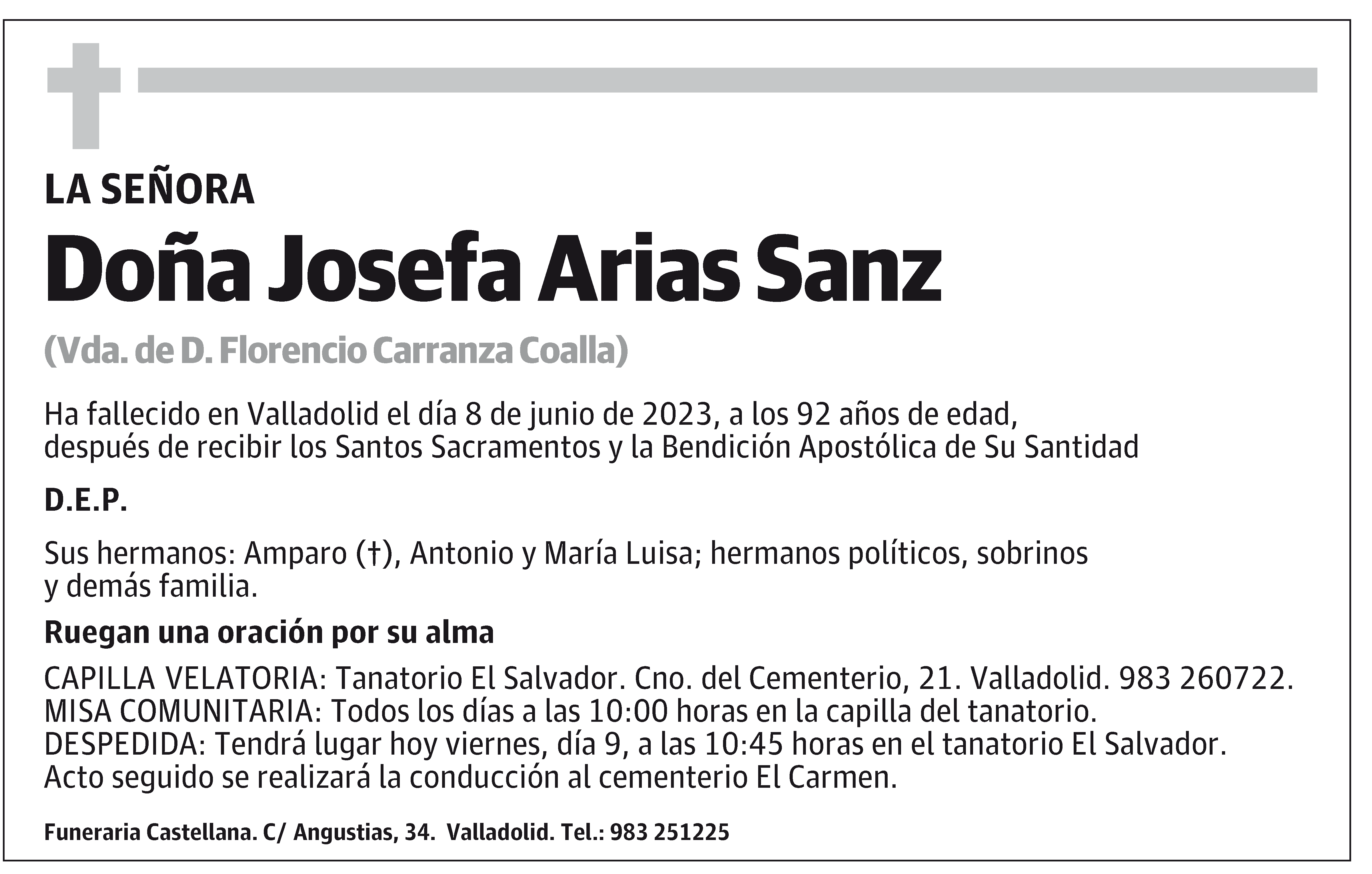 Josefa Arias Sanz