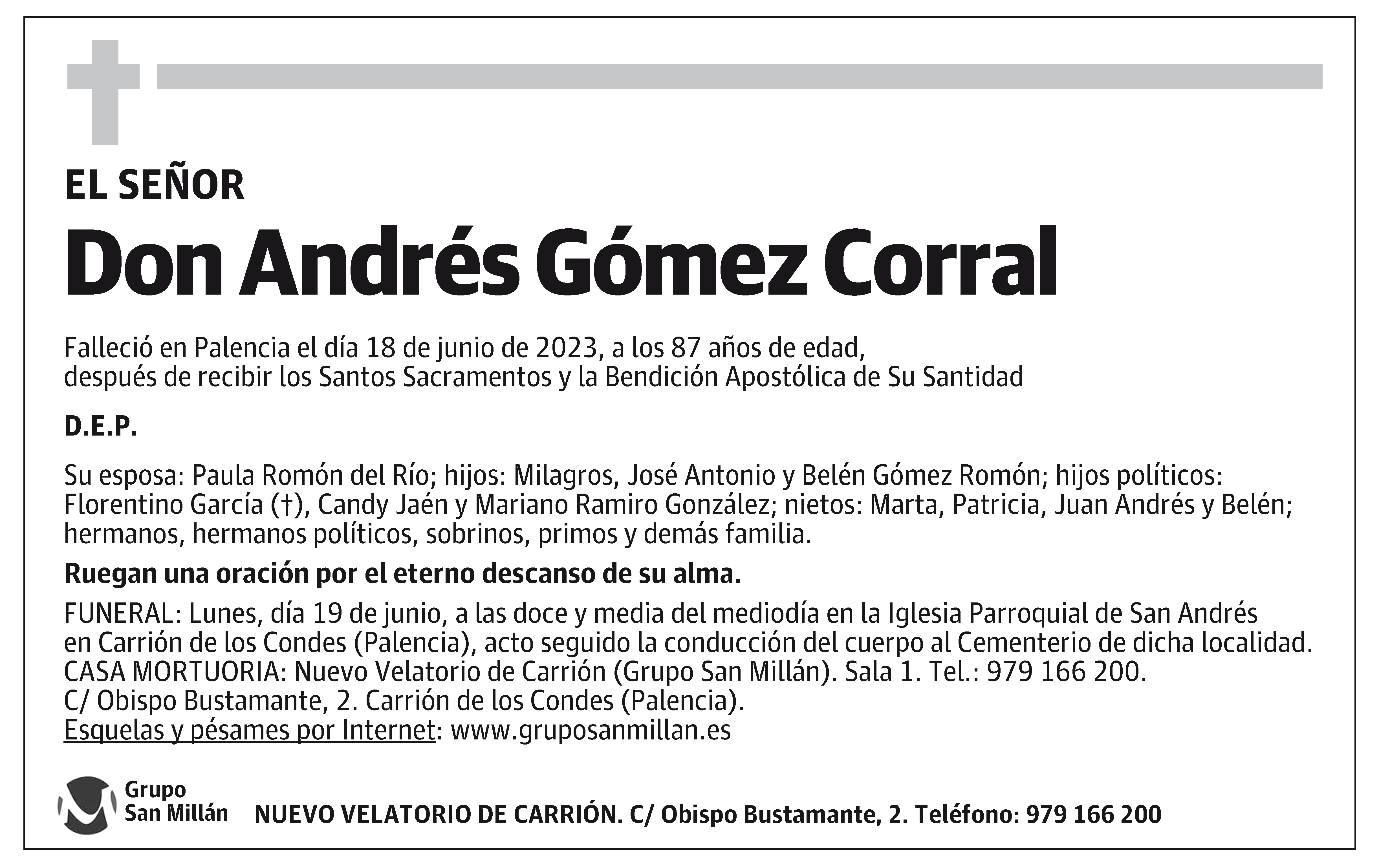 Don Andrés Gómez Corral