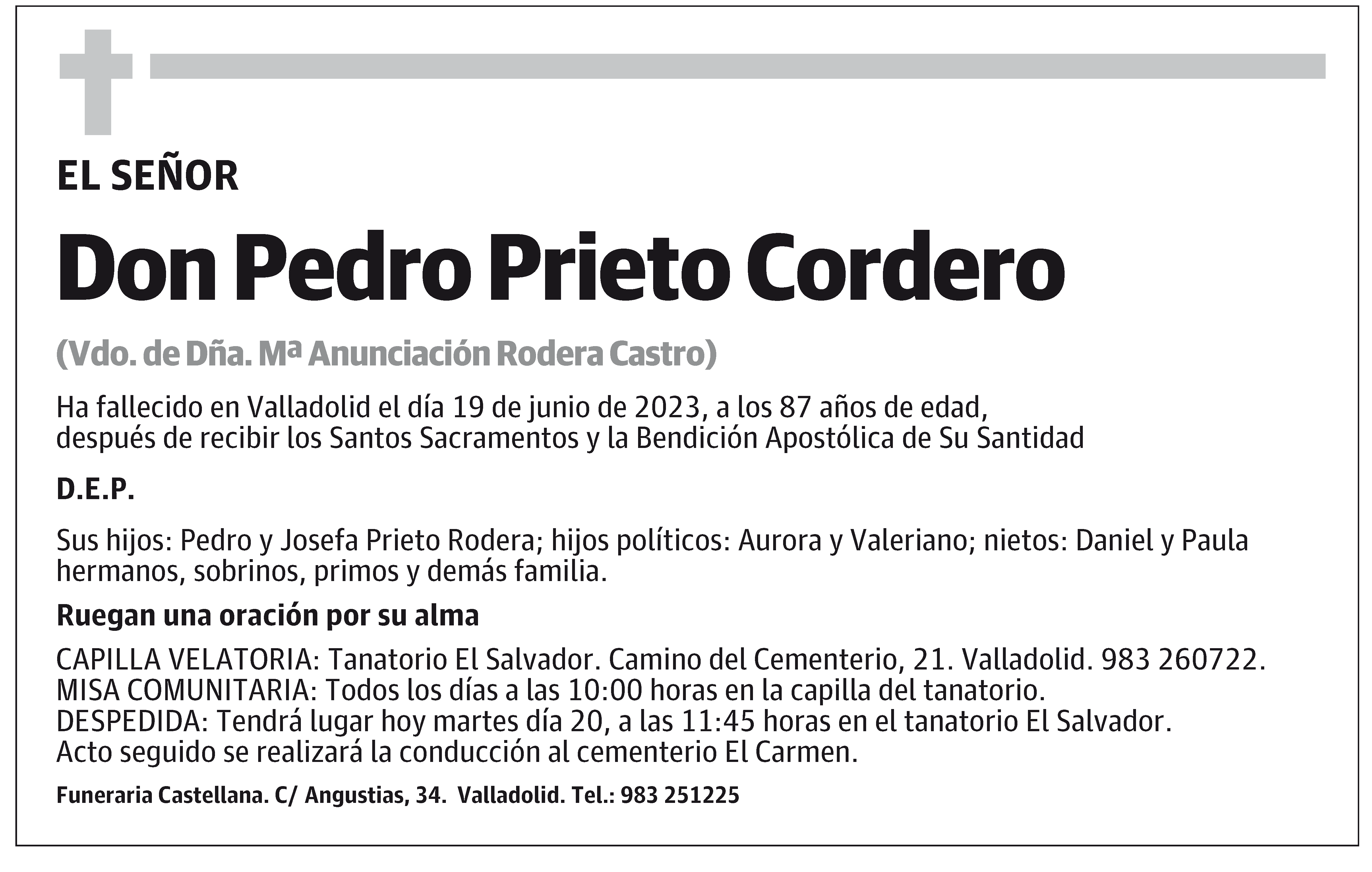 Pedro Prieto Cordero