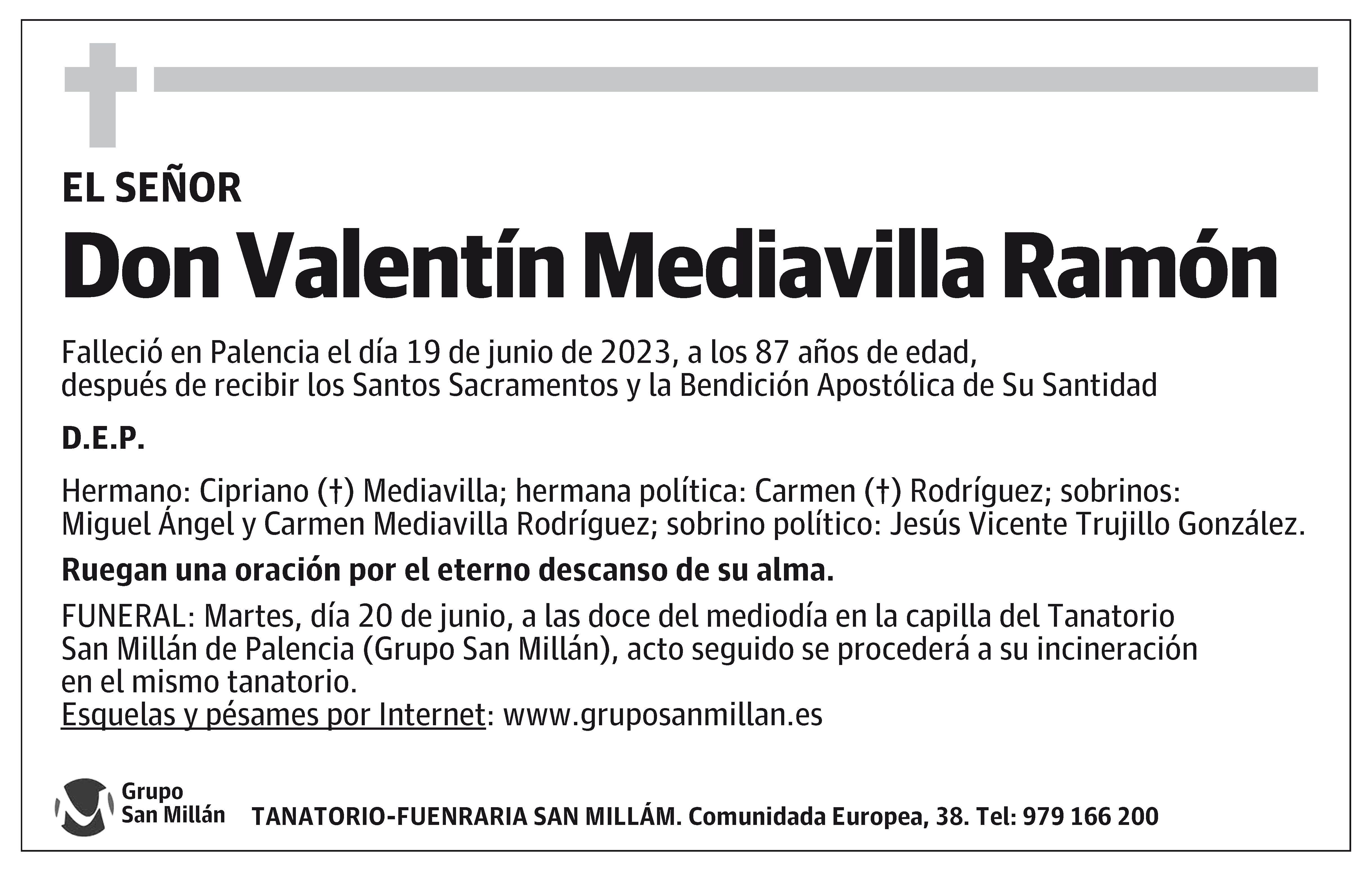 Valentín Mediavilla Ramón