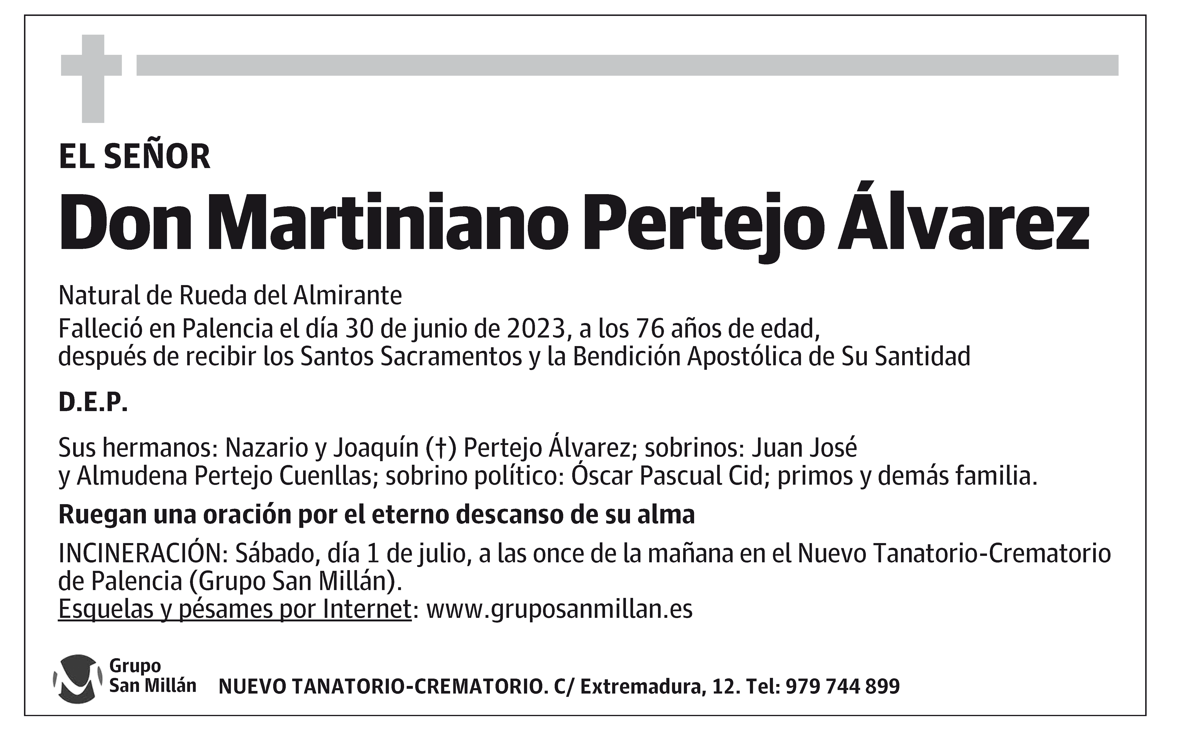 Martiniano Pertejo Álvarez
