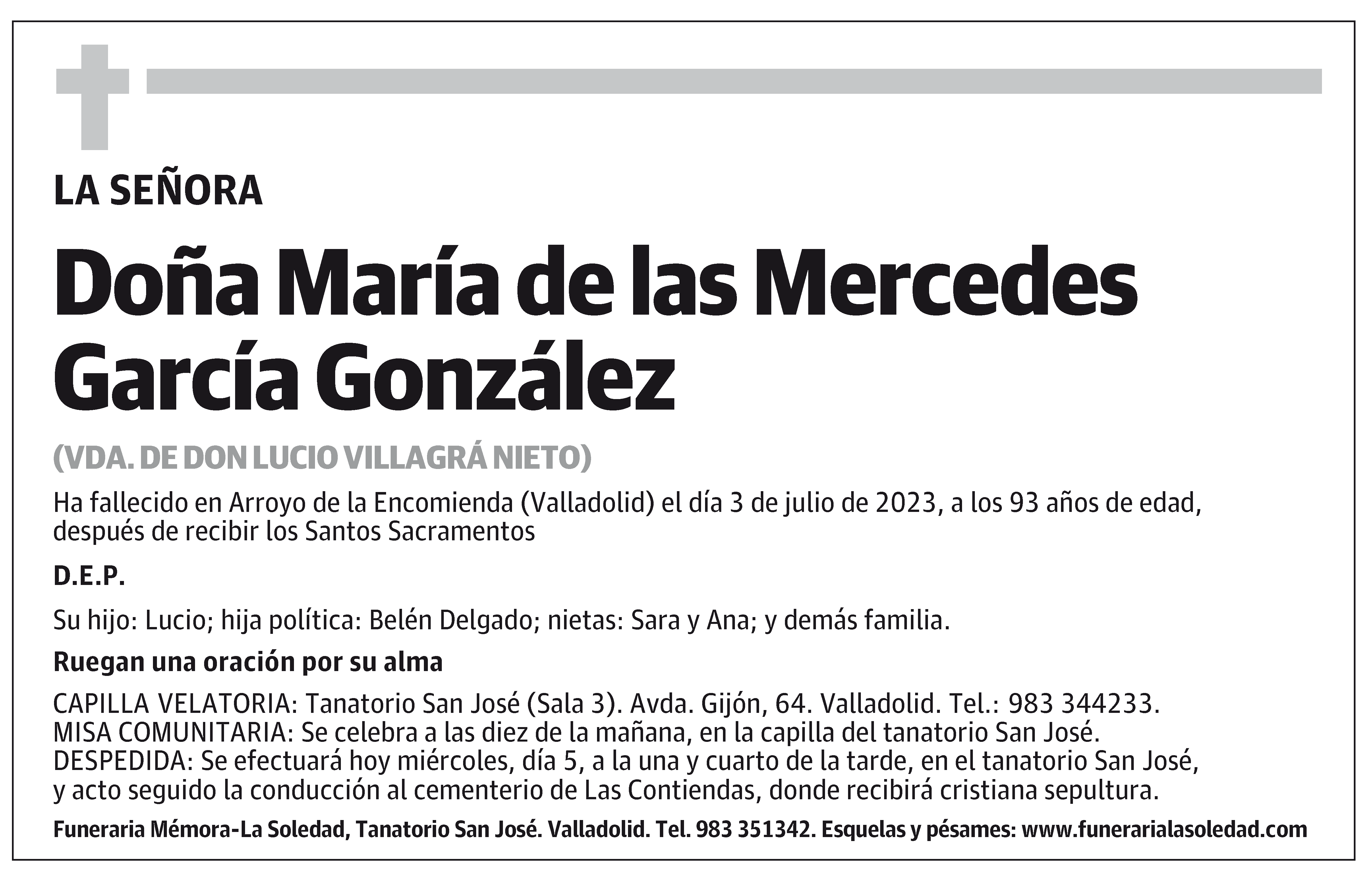 María de las Mercedes García González