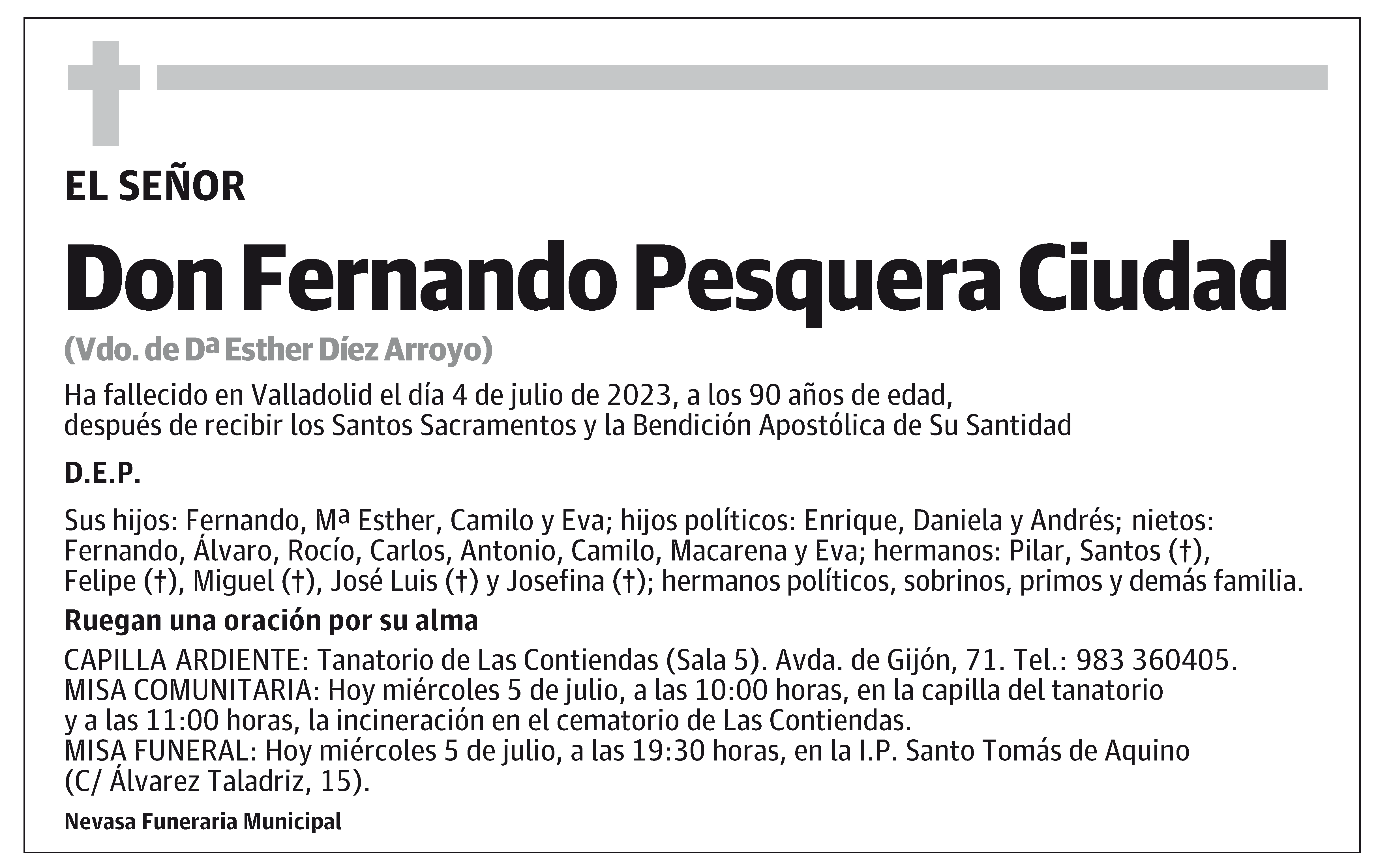 Fernando Pesquera Ciudad