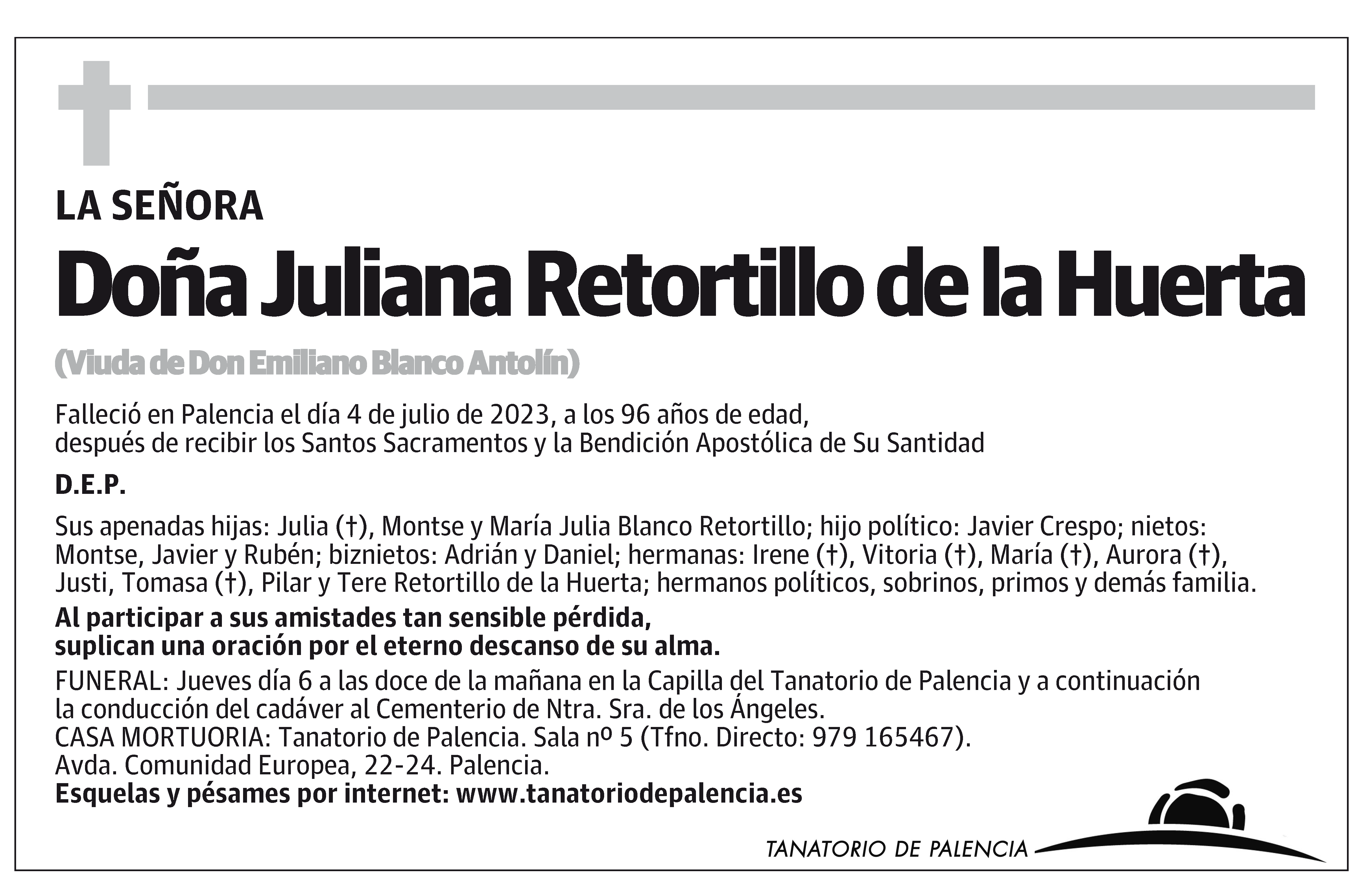 Juliana Retortillo de la Huerta