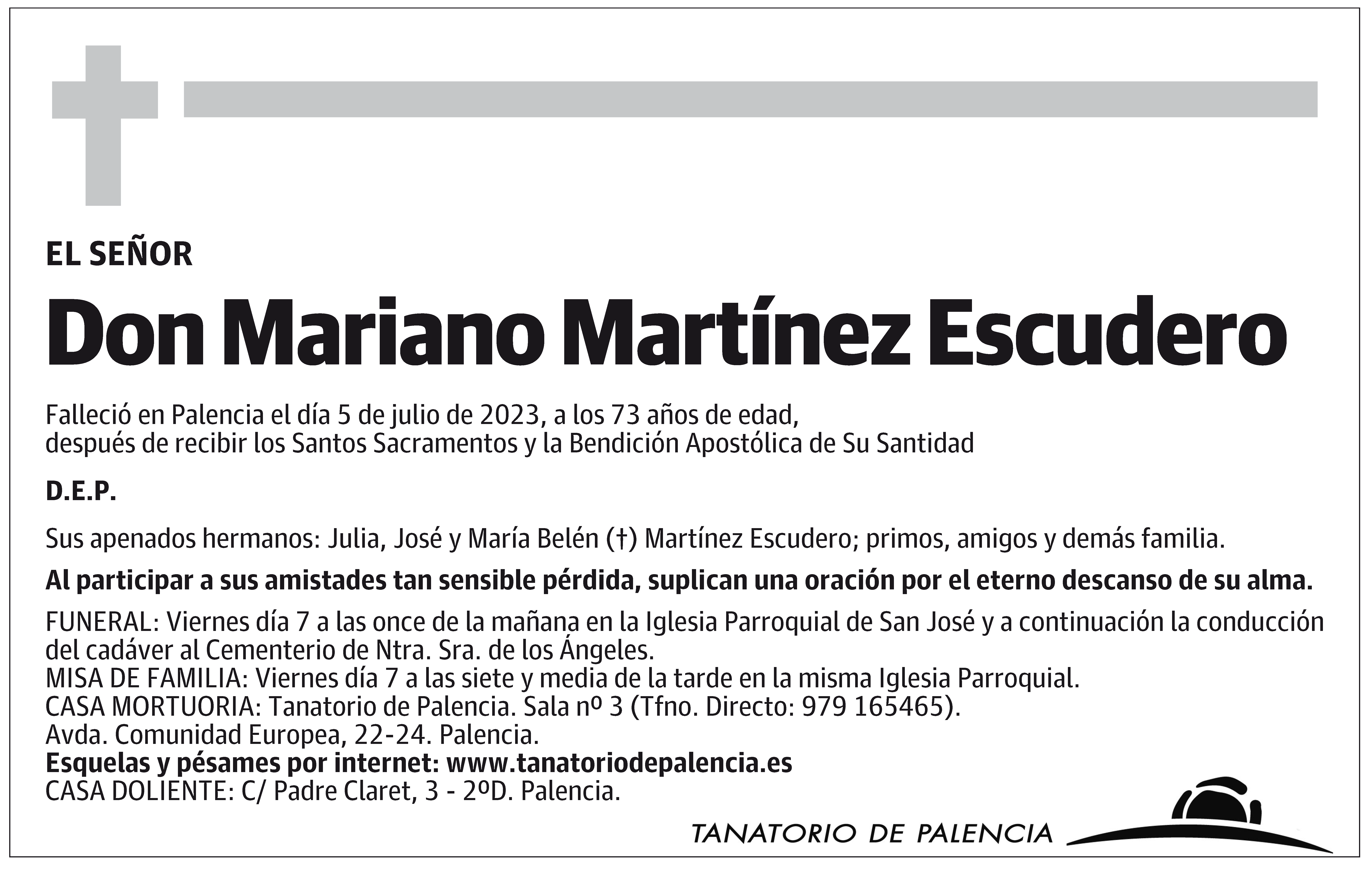 Mariano Martínez Escudero