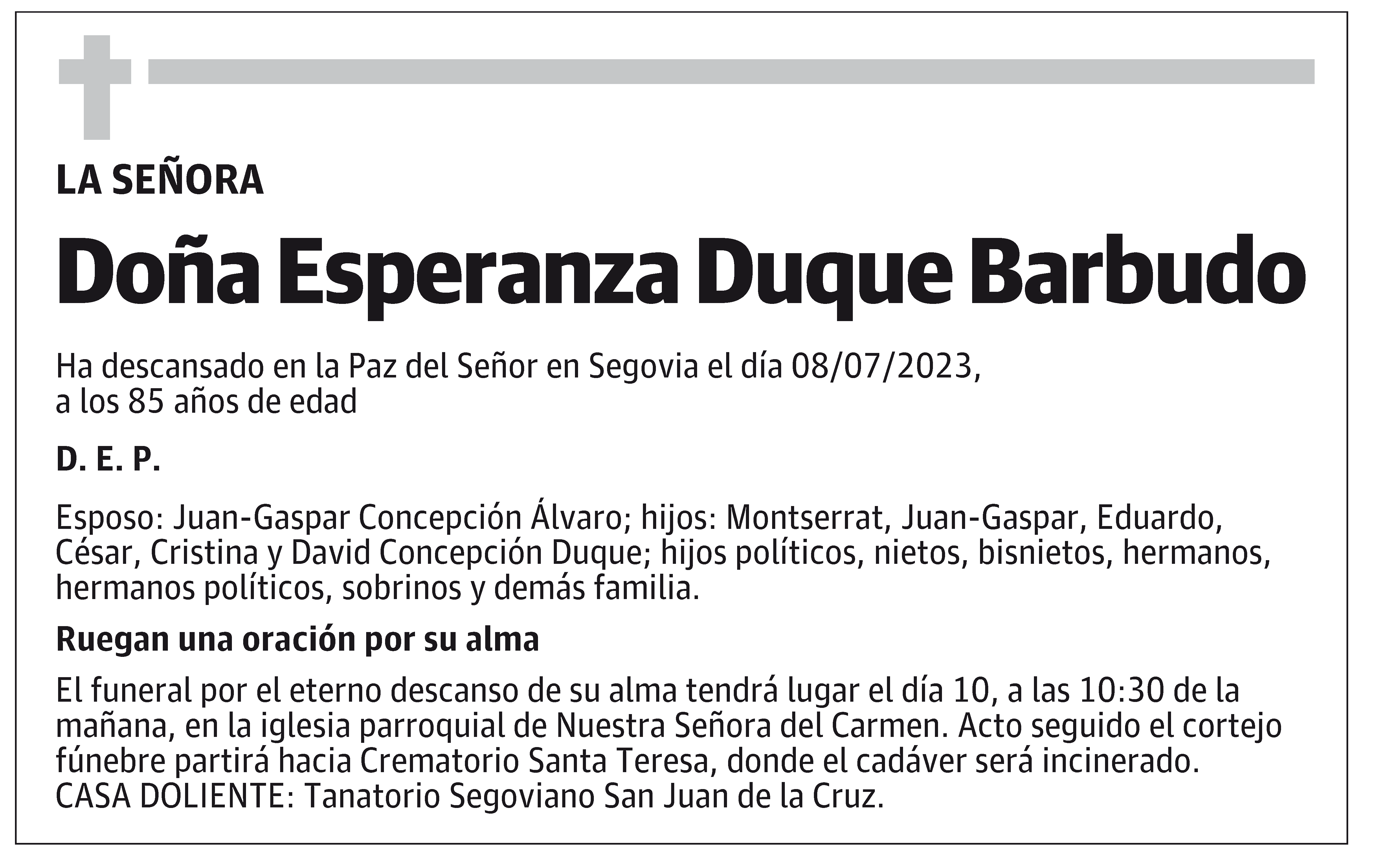 Esperanza Duque Barbudo